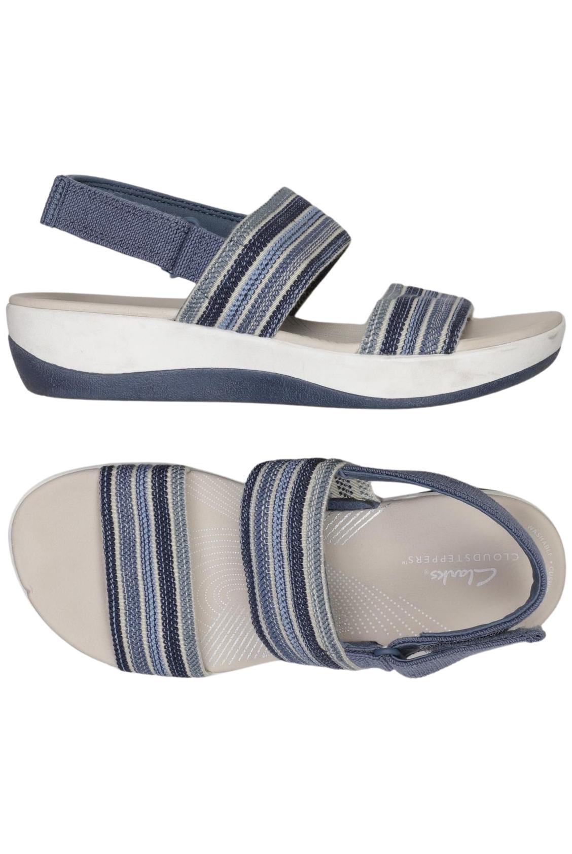 

Clarks Damen Sandale, blau, Gr. 38