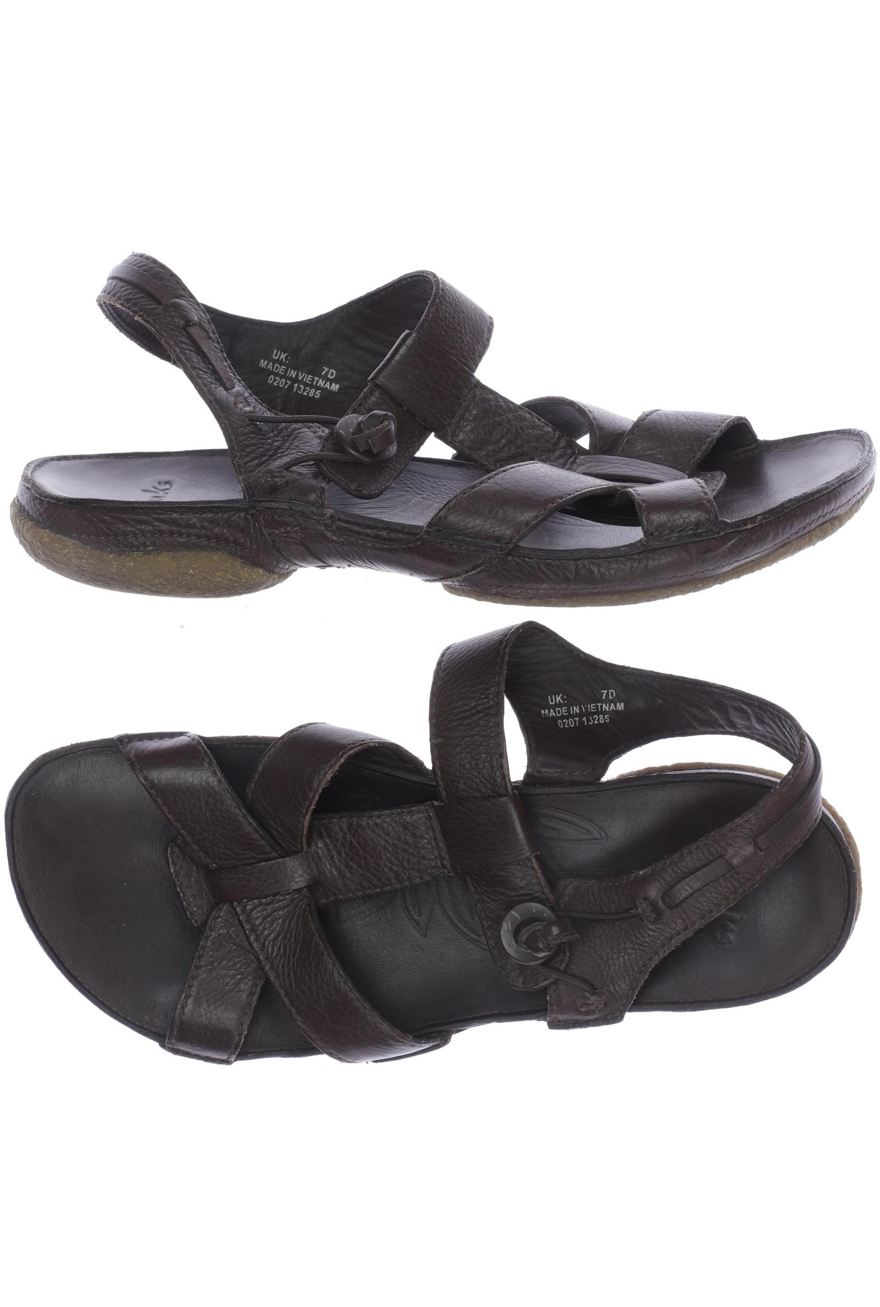 

Clarks Damen Sandale, braun, Gr. 7