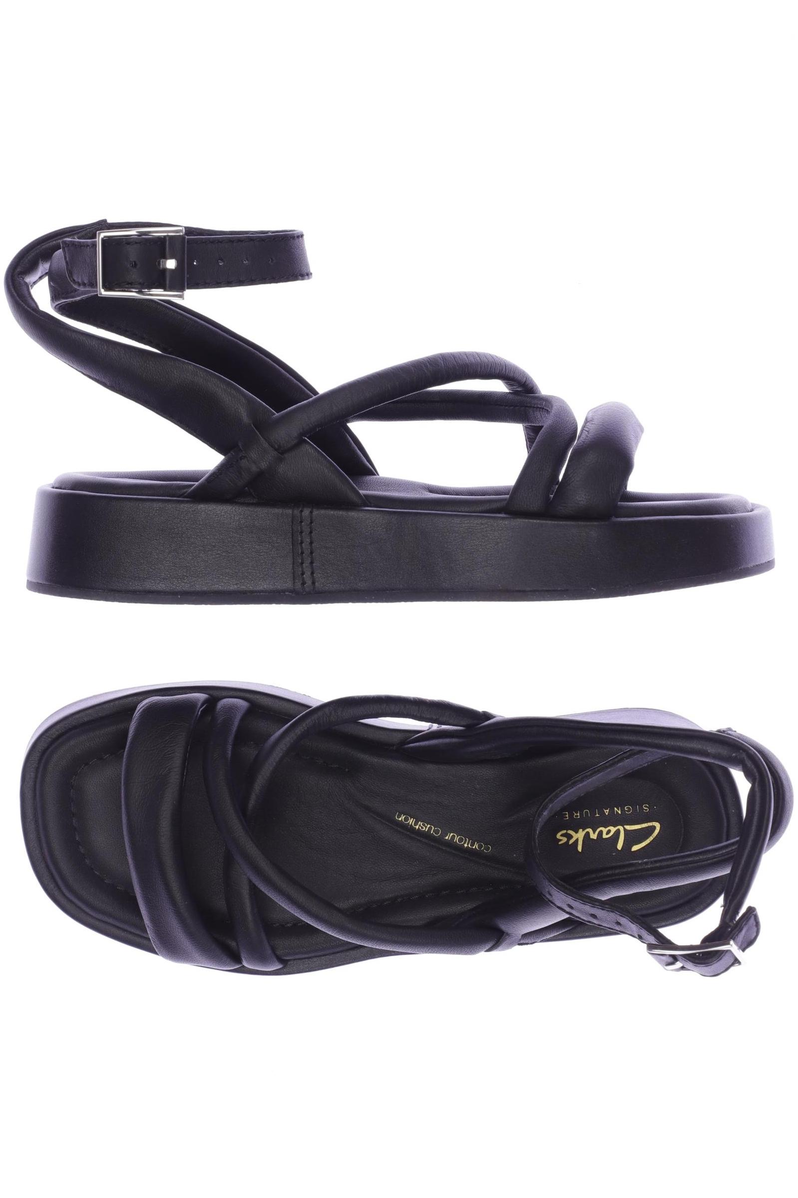 

Clarks Damen Sandale, schwarz, Gr. 35.5