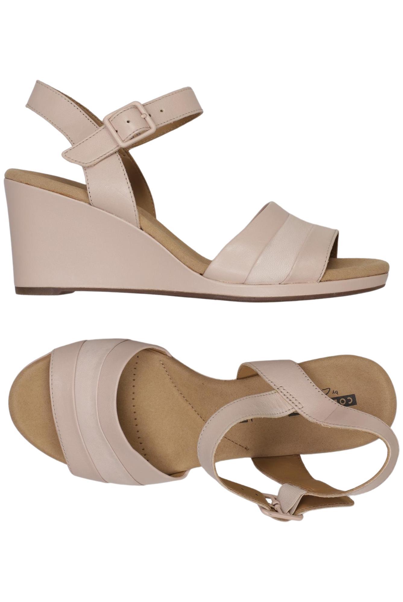 

Clarks Damen Sandale, beige, Gr. 38