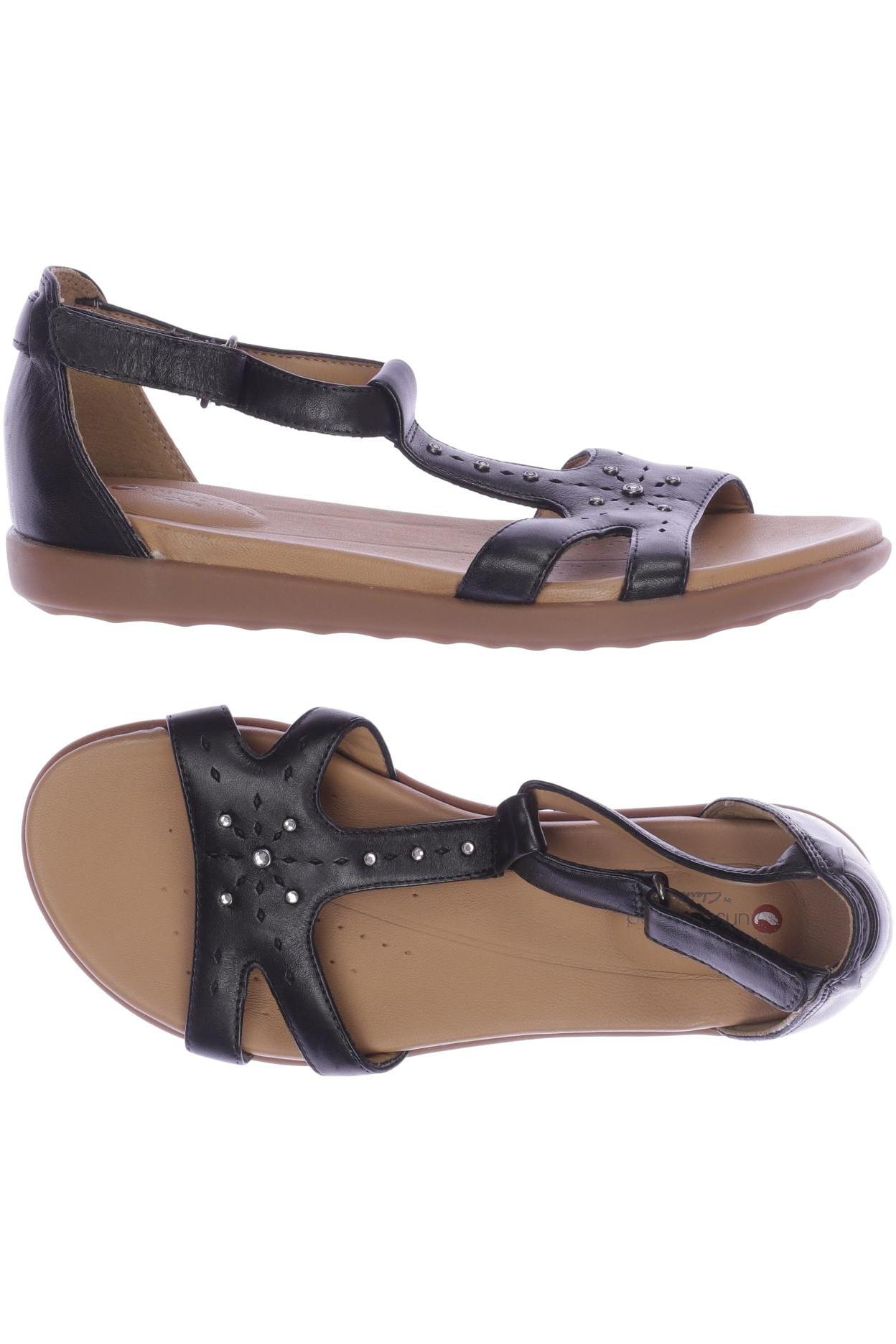 

Clarks Damen Sandale, schwarz, Gr. 37