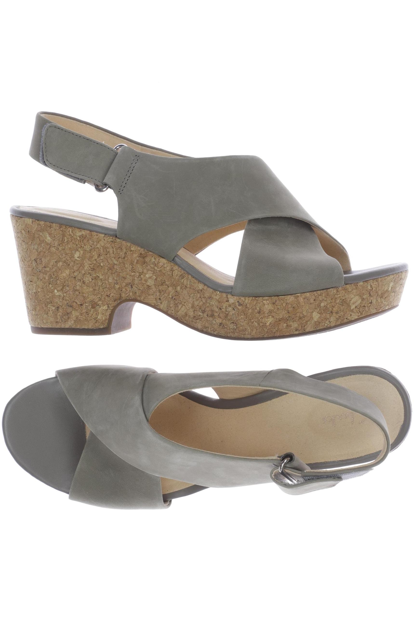 

Clarks Damen Sandale, grau, Gr. 39.5