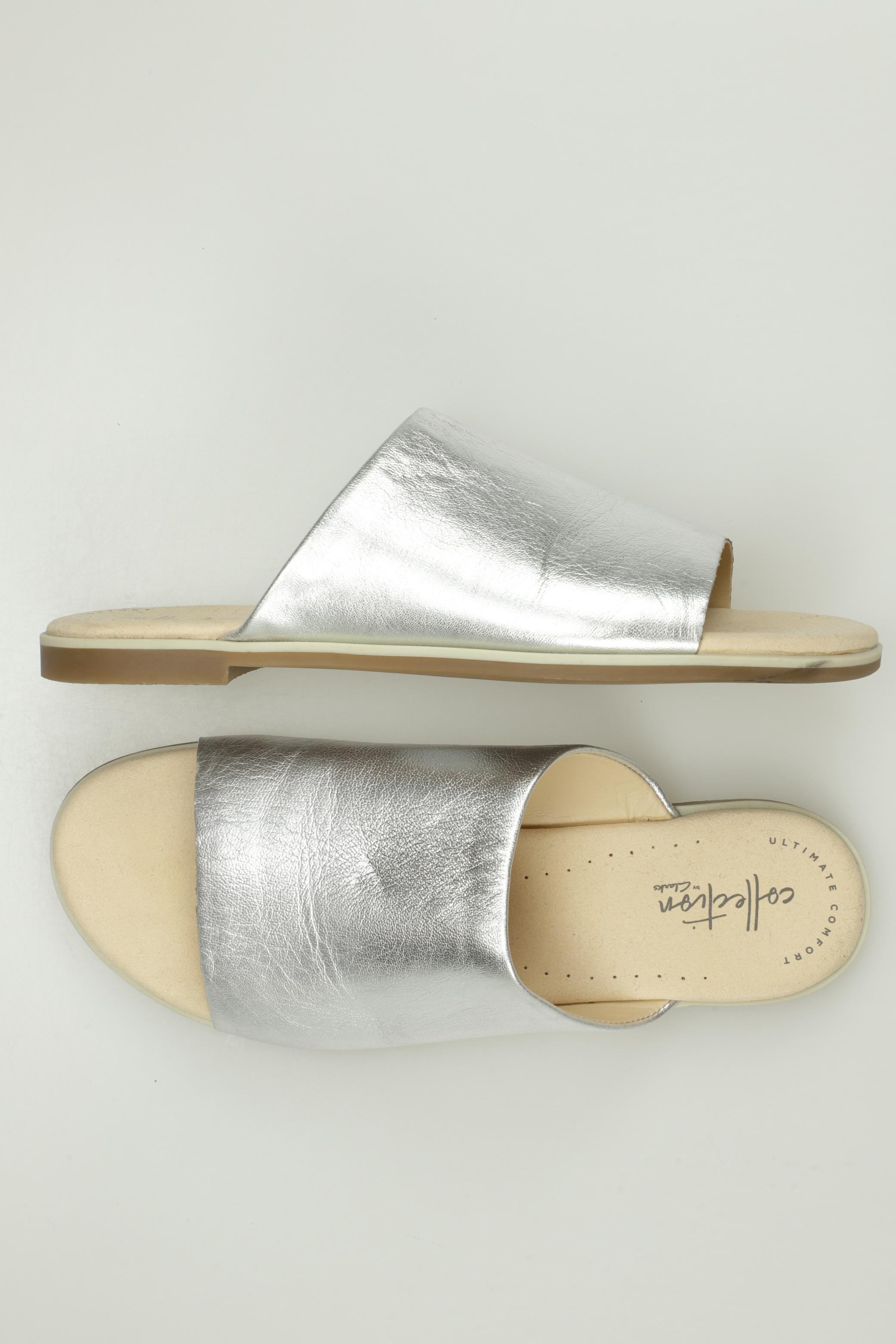 

Clarks Damen Sandale, silber, Gr. 39