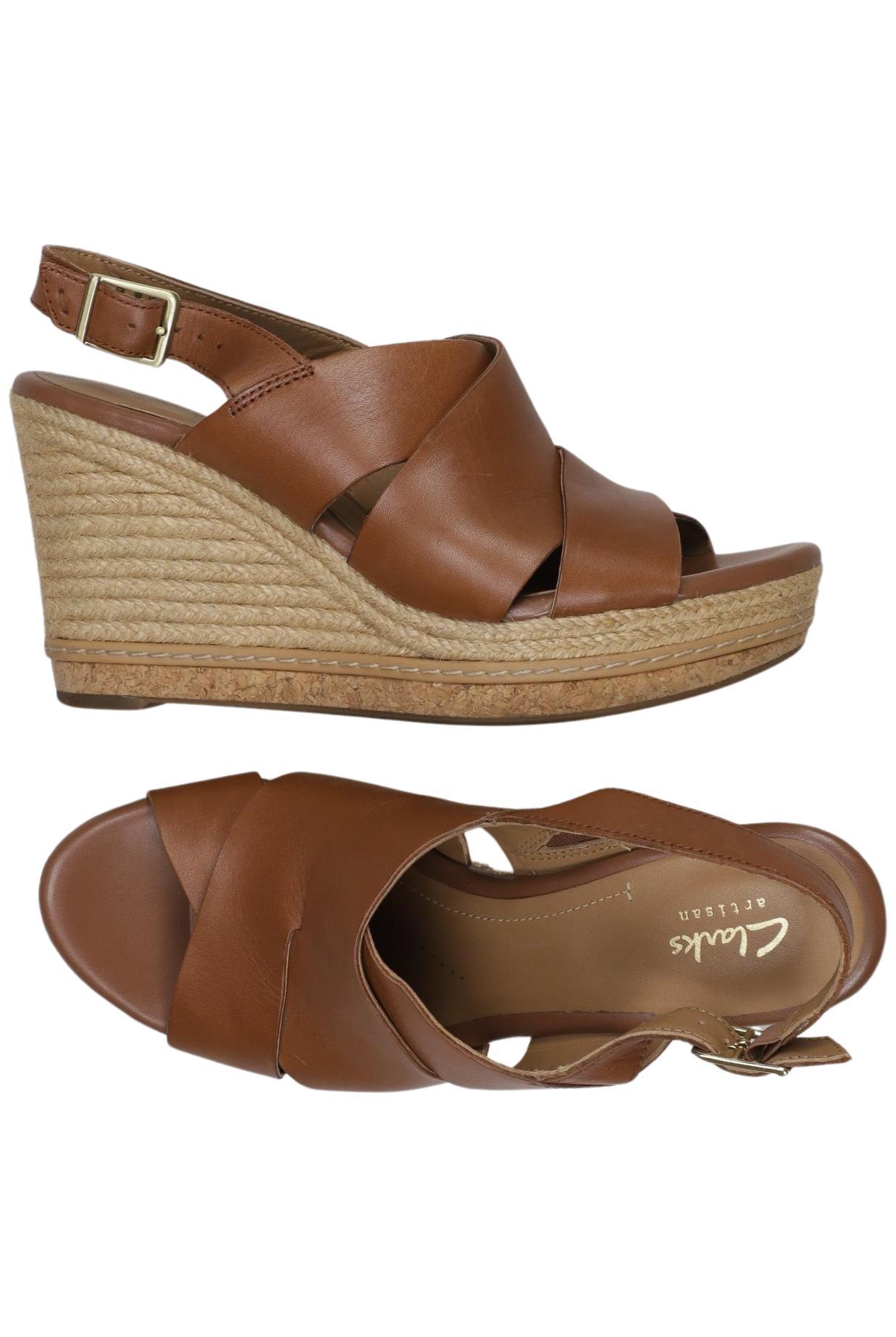 

Clarks Damen Sandale, braun, Gr. 39.5