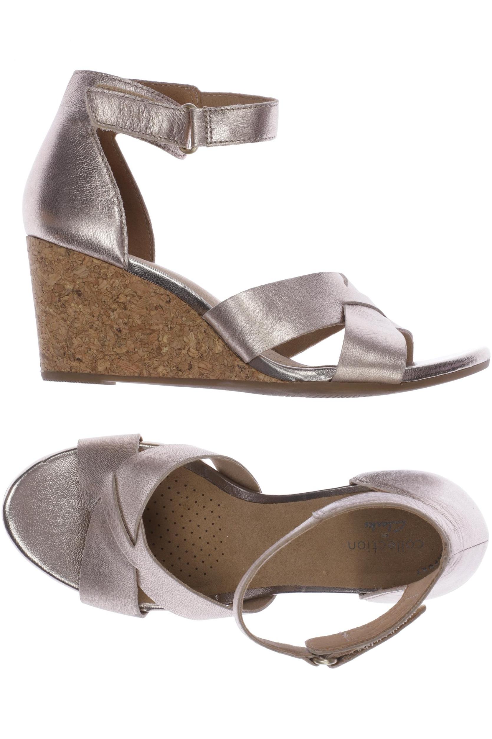 

Clarks Damen Sandale, beige, Gr. 38