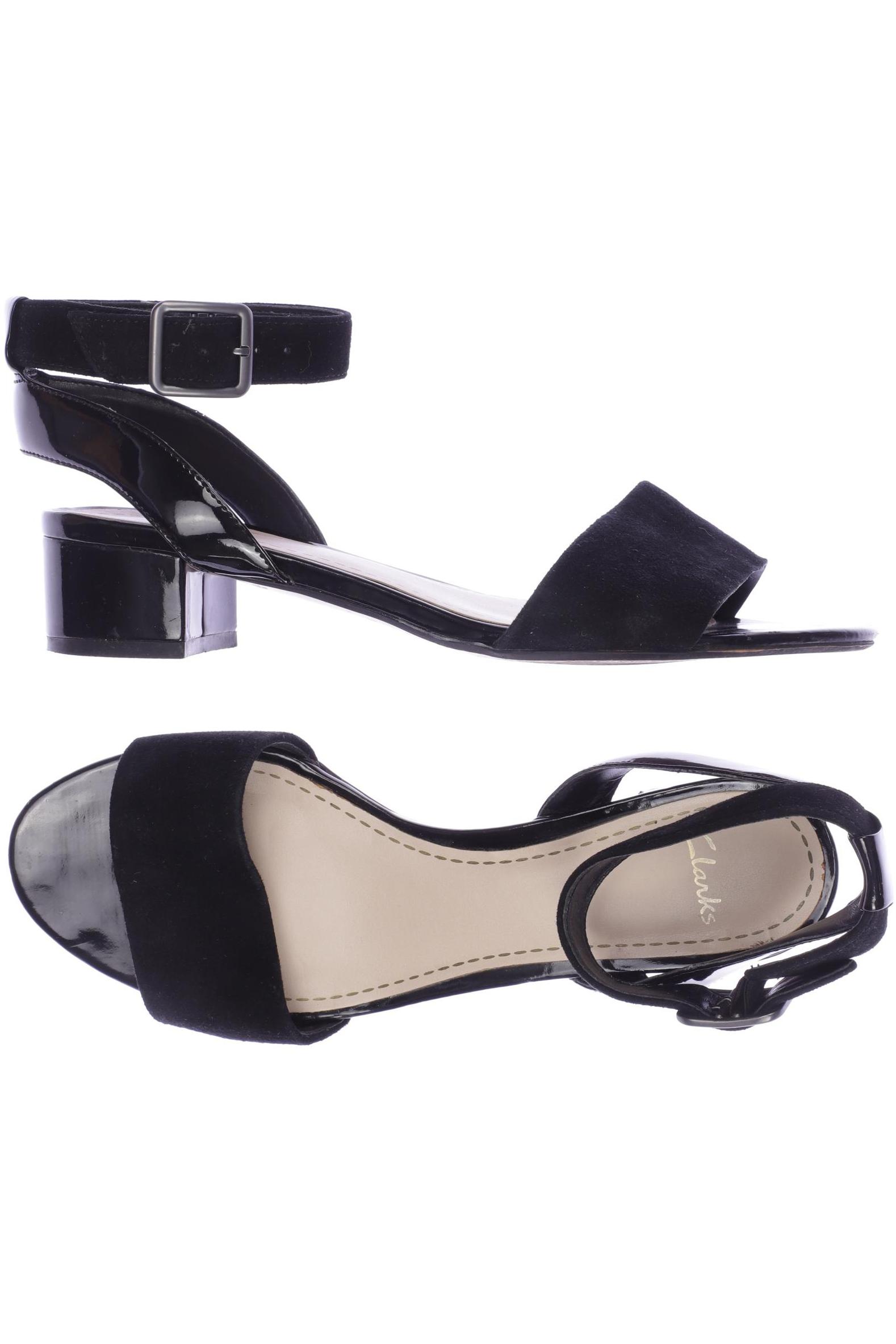 

Clarks Damen Sandale, schwarz, Gr. 5.5