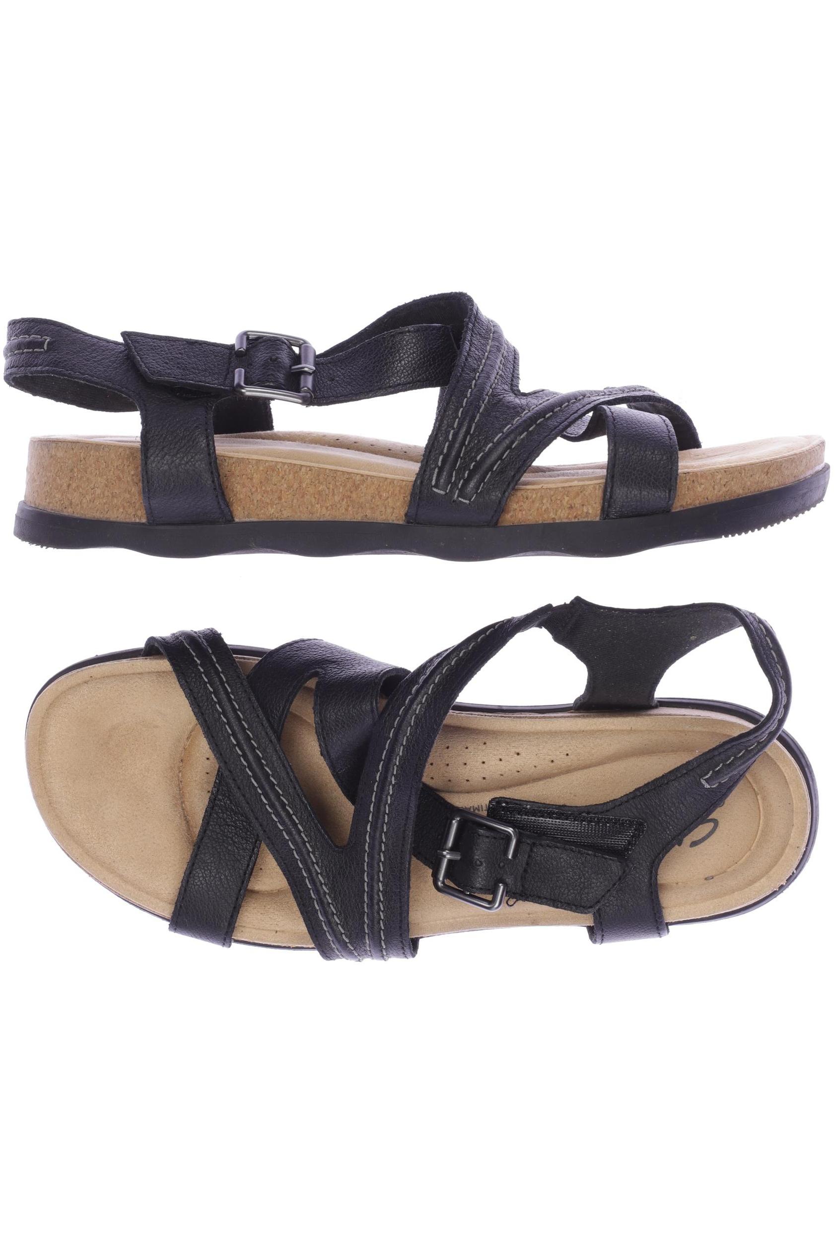 

Clarks Damen Sandale, schwarz, Gr. 41.5
