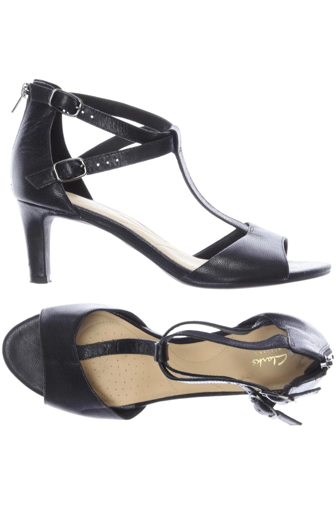 

Clarks Damen Sandale, schwarz, Gr. 40
