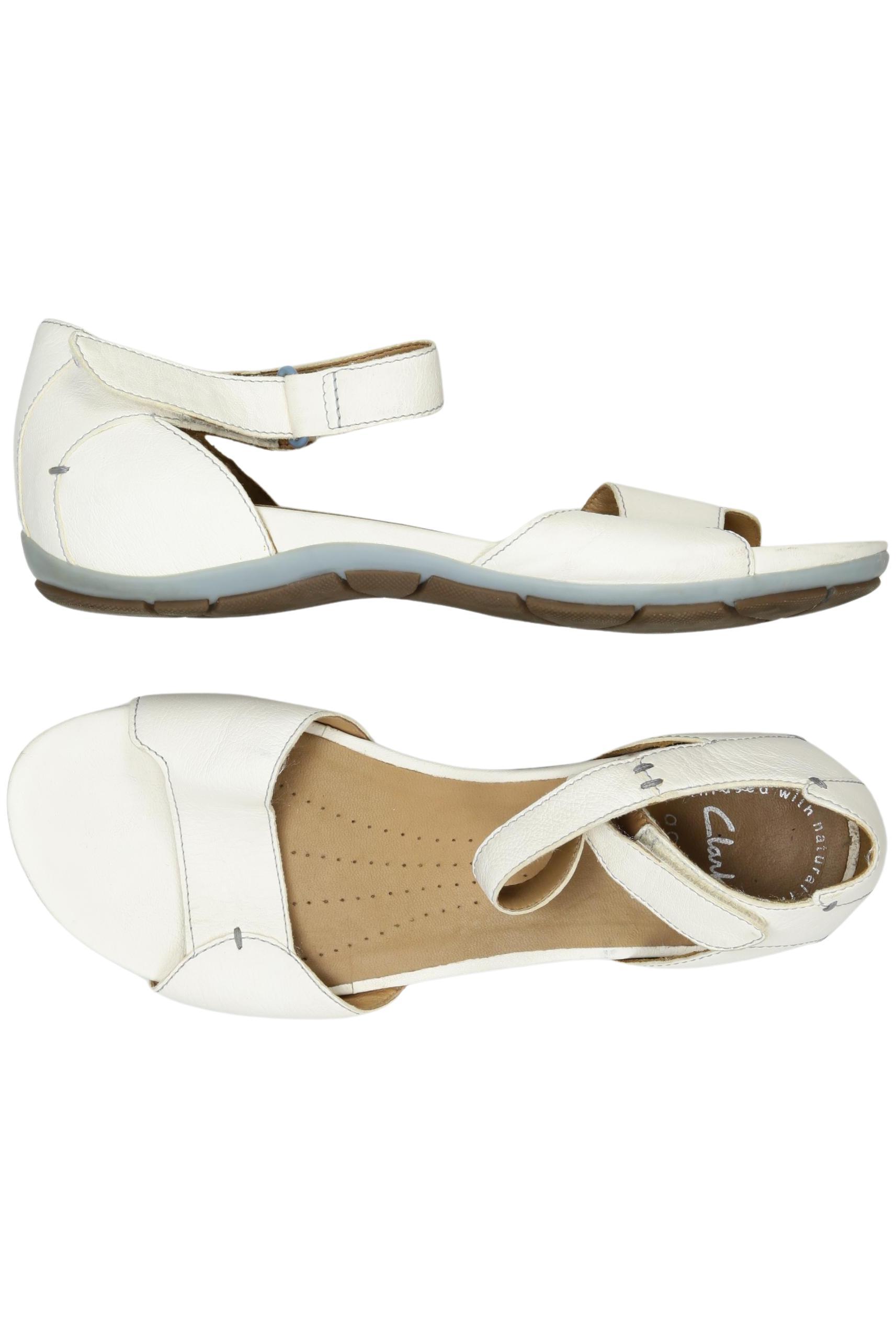 

Clarks Damen Sandale, cremeweiß, Gr. 5