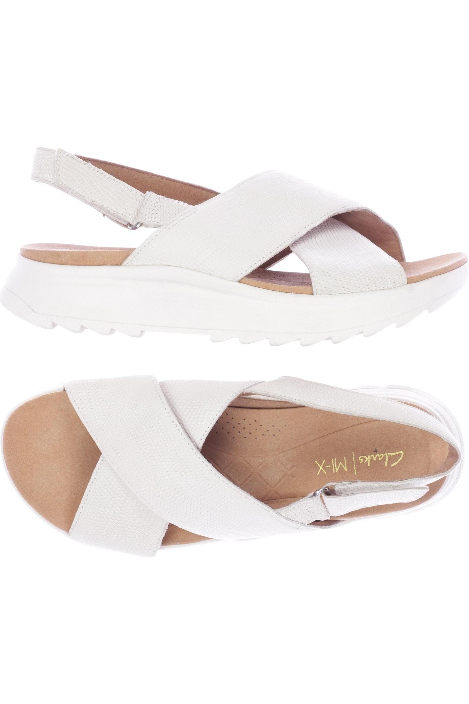 

Clarks Damen Sandale, cremeweiß, Gr. 41