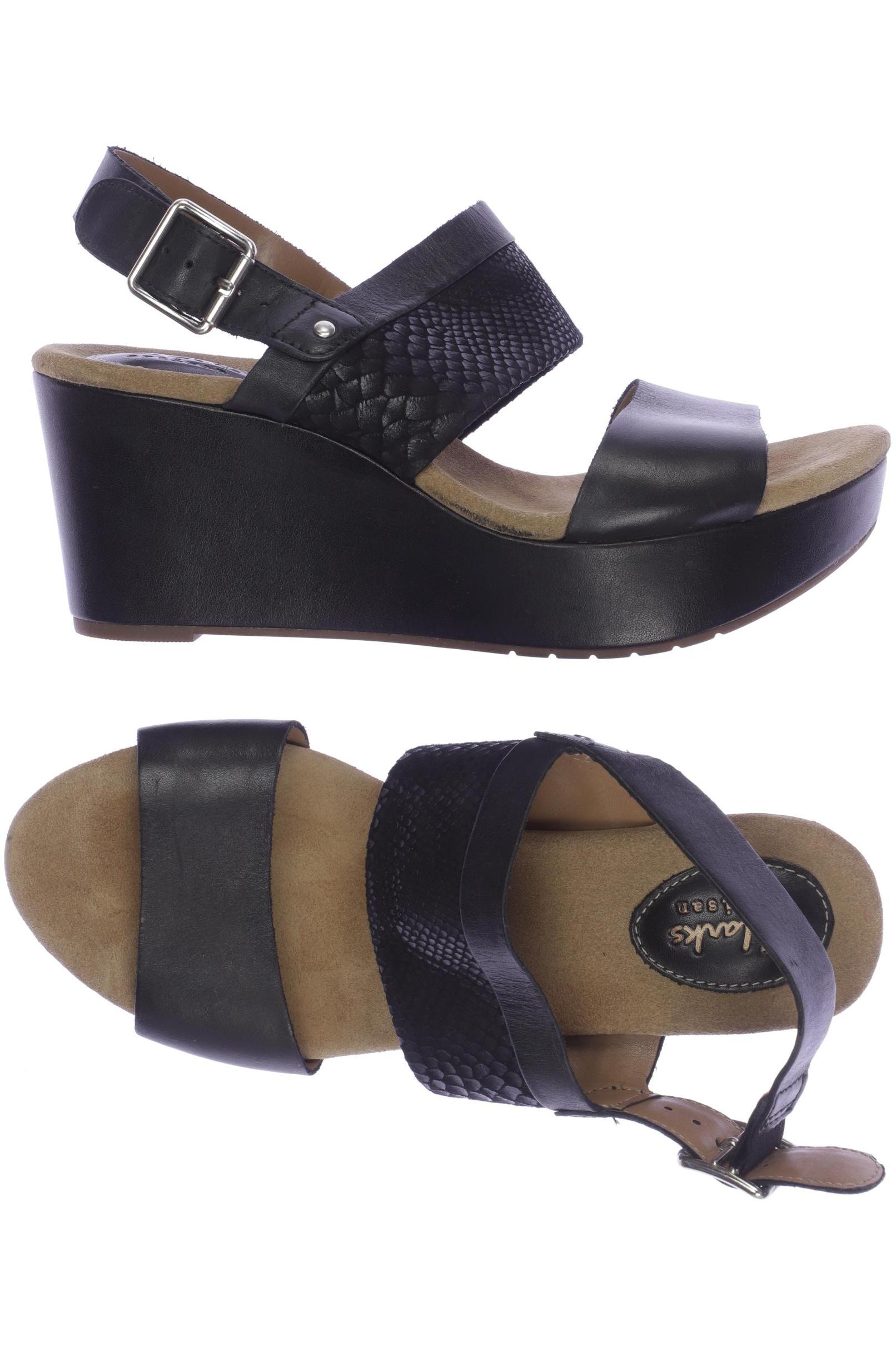 

Clarks Damen Sandale, schwarz, Gr. 39