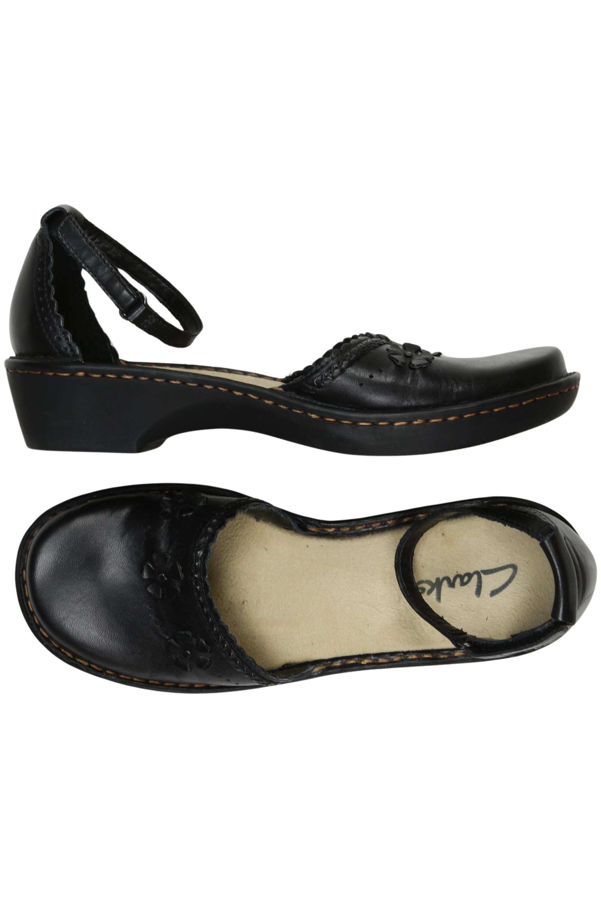 

Clarks Damen Sandale, schwarz, Gr. 5.5