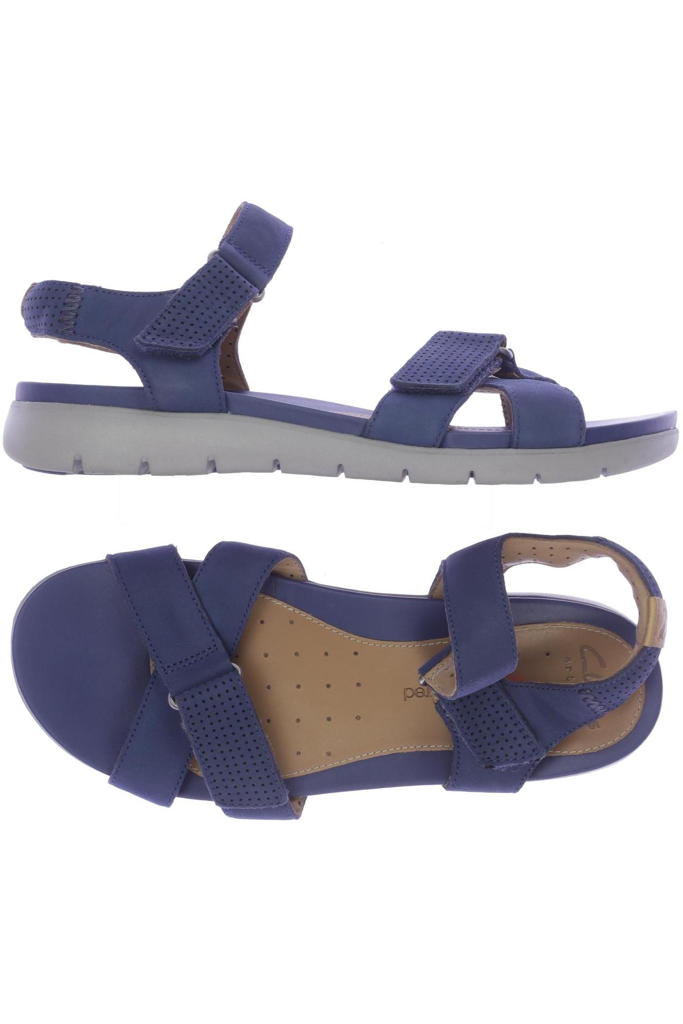 

Clarks Damen Sandale, blau, Gr. 38