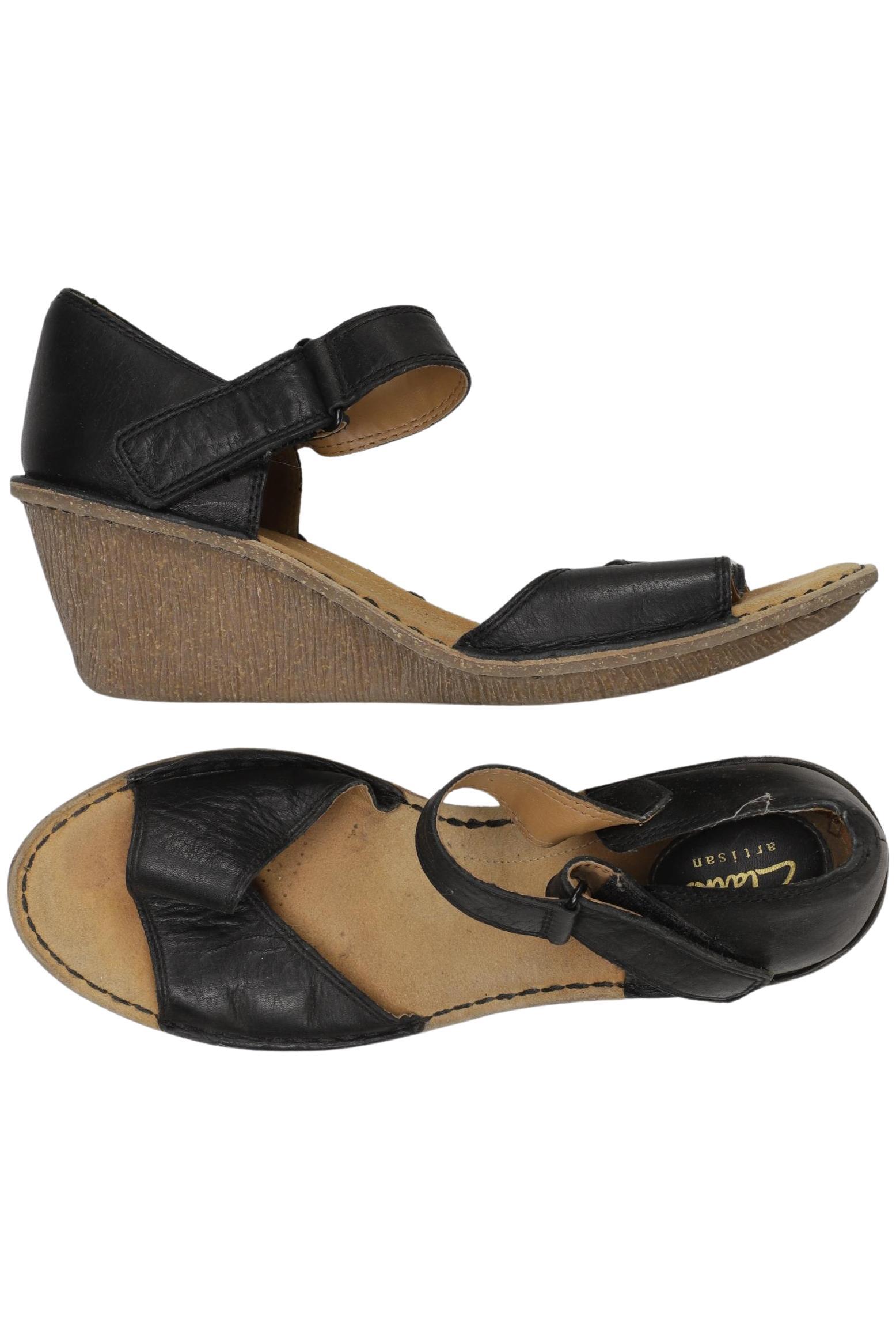 

Clarks Damen Sandale, schwarz, Gr. 40