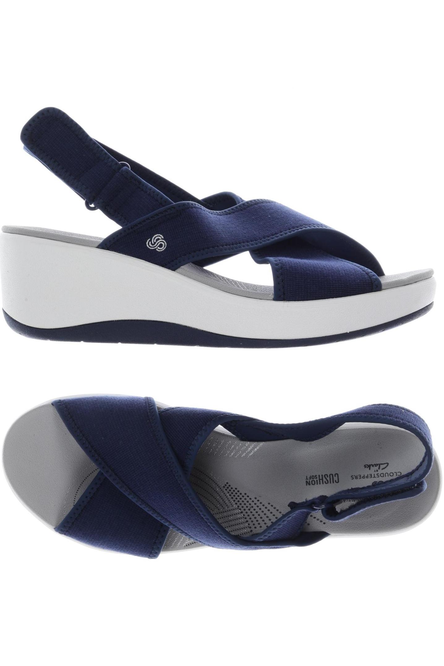 

Clarks Damen Sandale, marineblau, Gr. 41.5