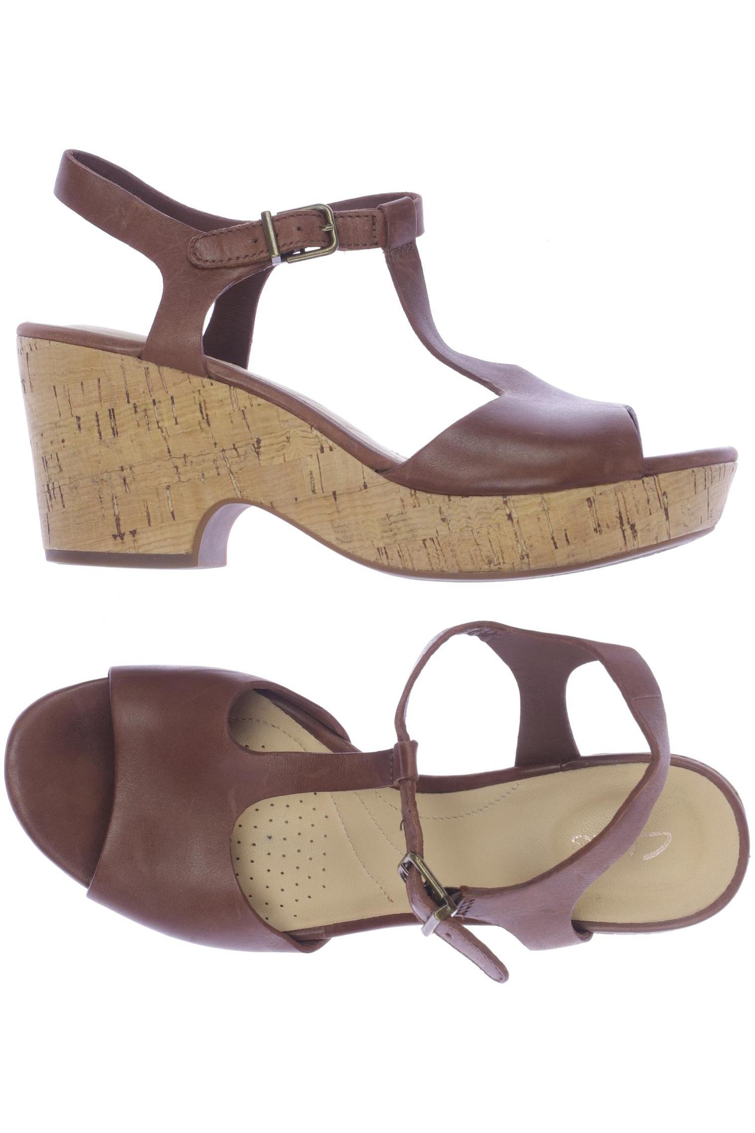 

Clarks Damen Sandale, braun, Gr. 37