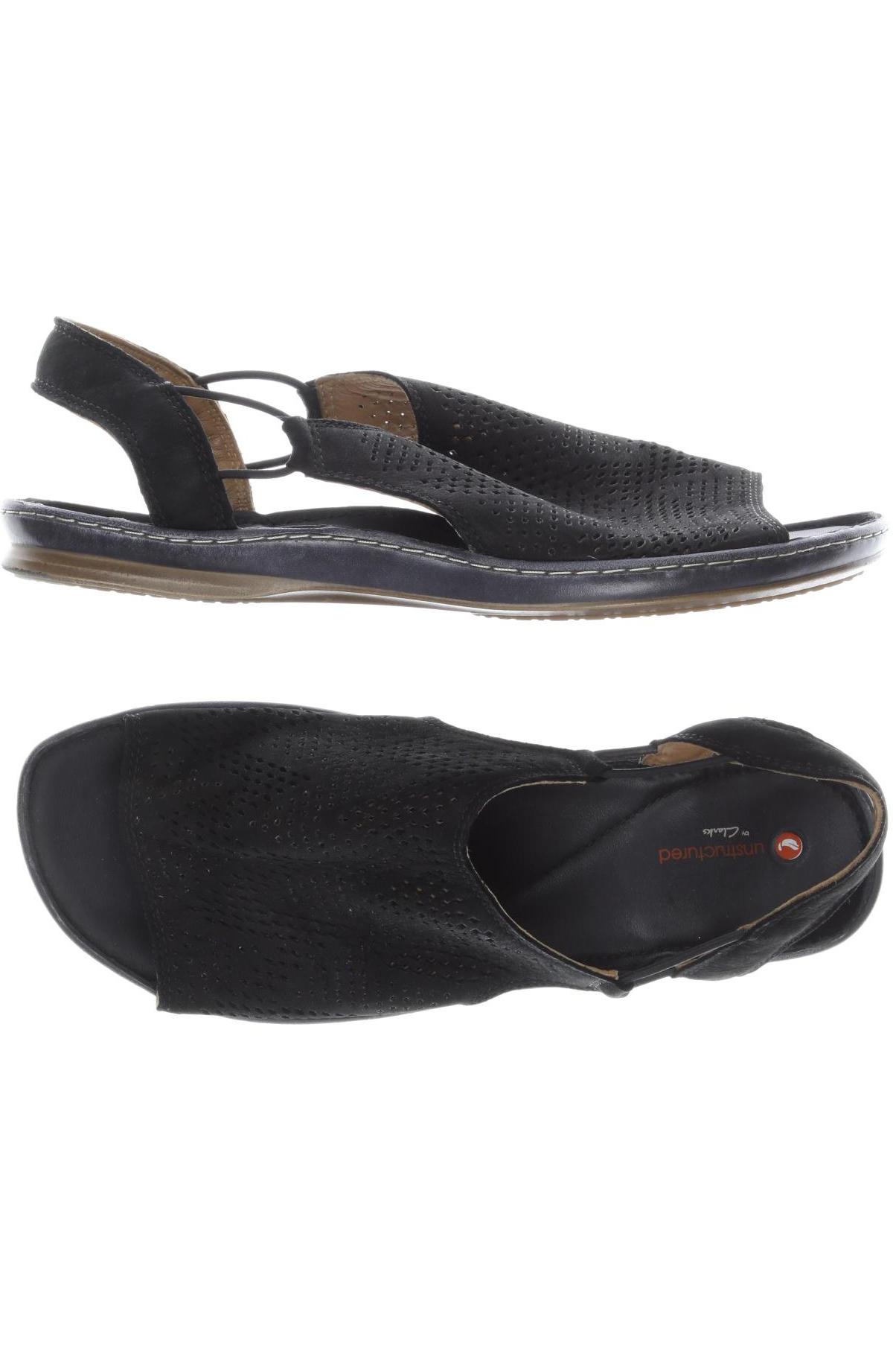 

Clarks Damen Sandale, schwarz, Gr. 40