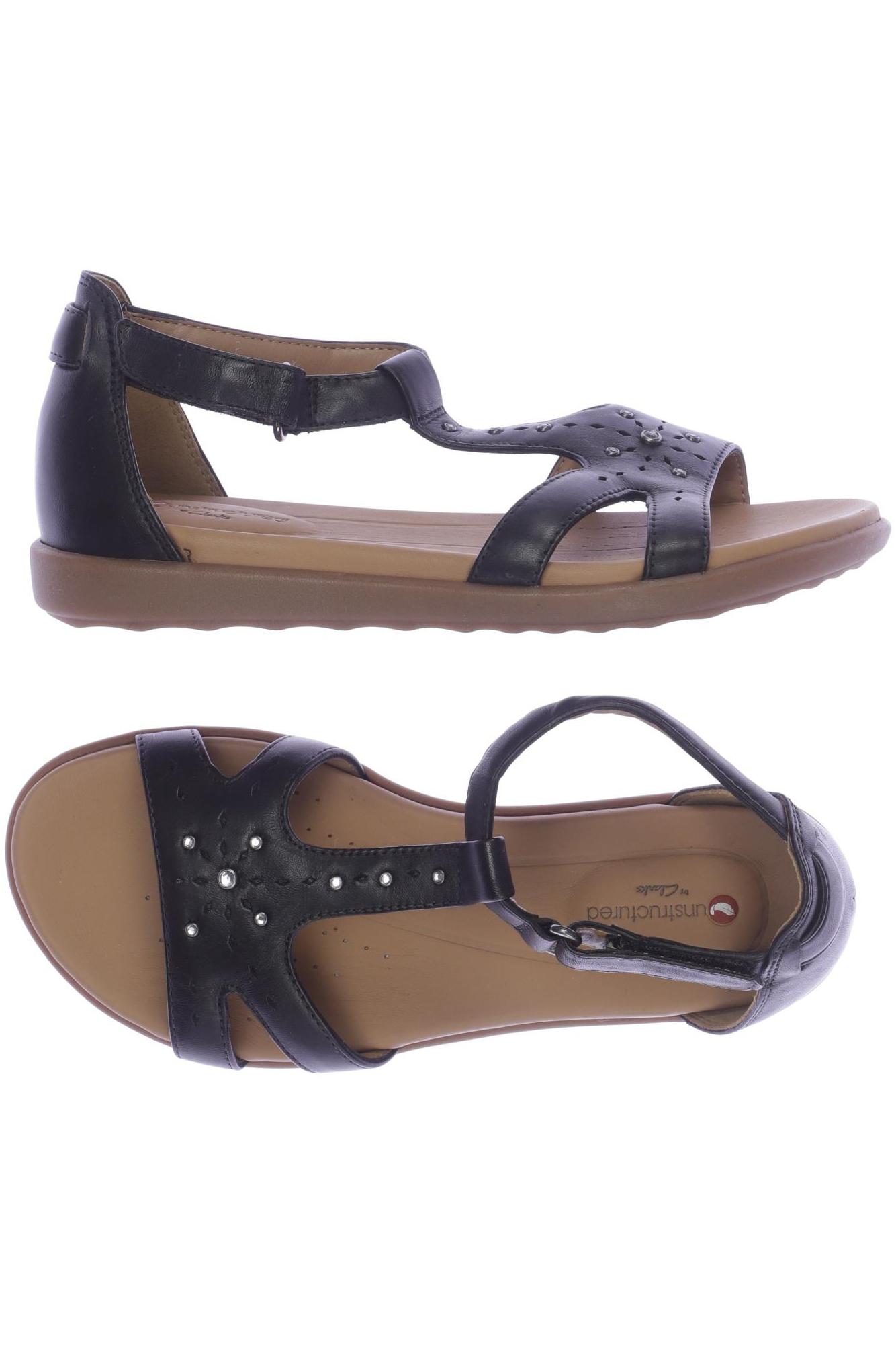 

Clarks Damen Sandale, schwarz, Gr. 35