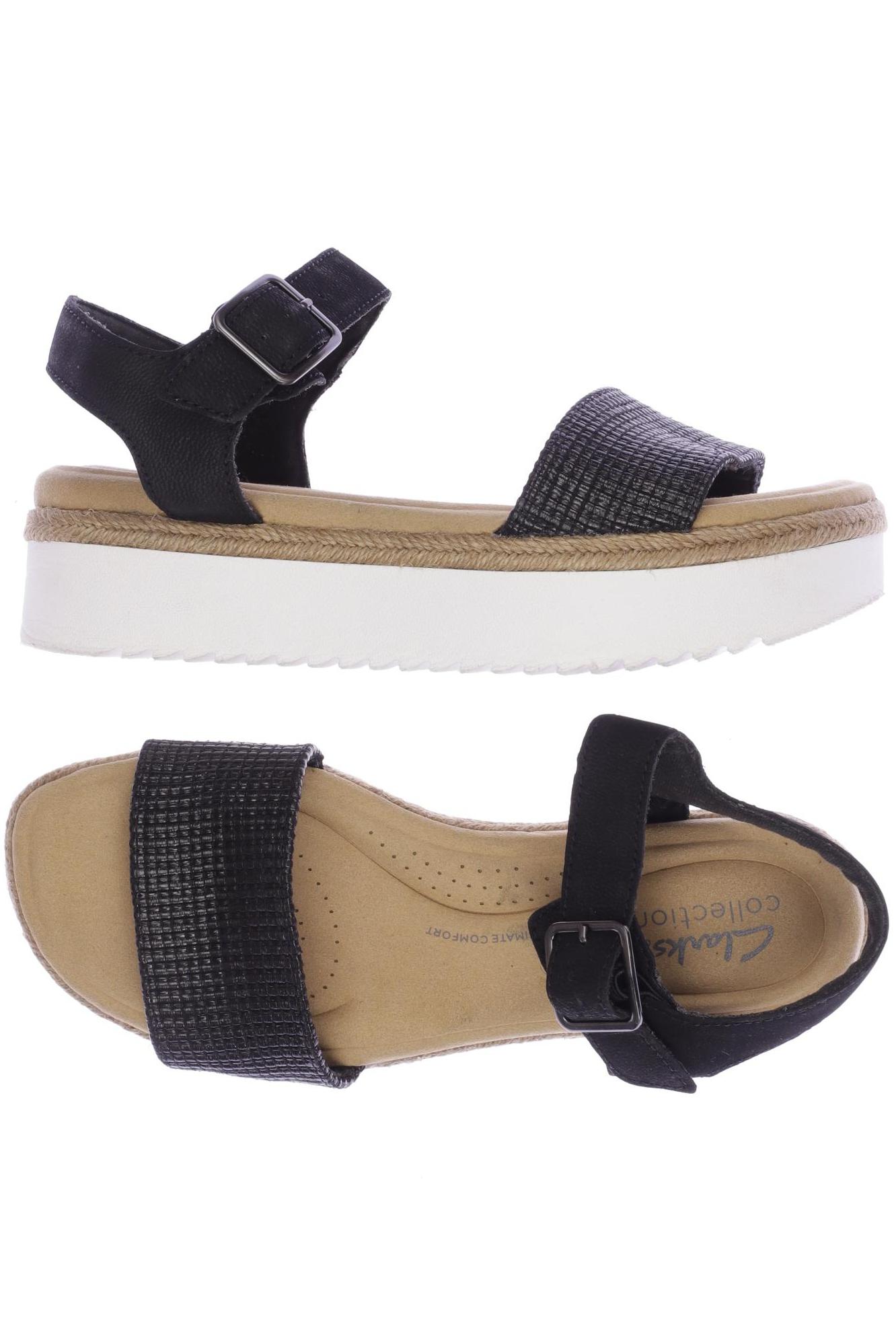 

Clarks Damen Sandale, schwarz, Gr. 36