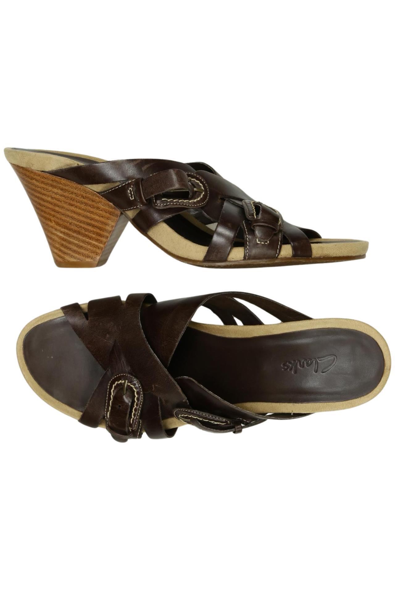 

Clarks Damen Sandale, braun, Gr. 7