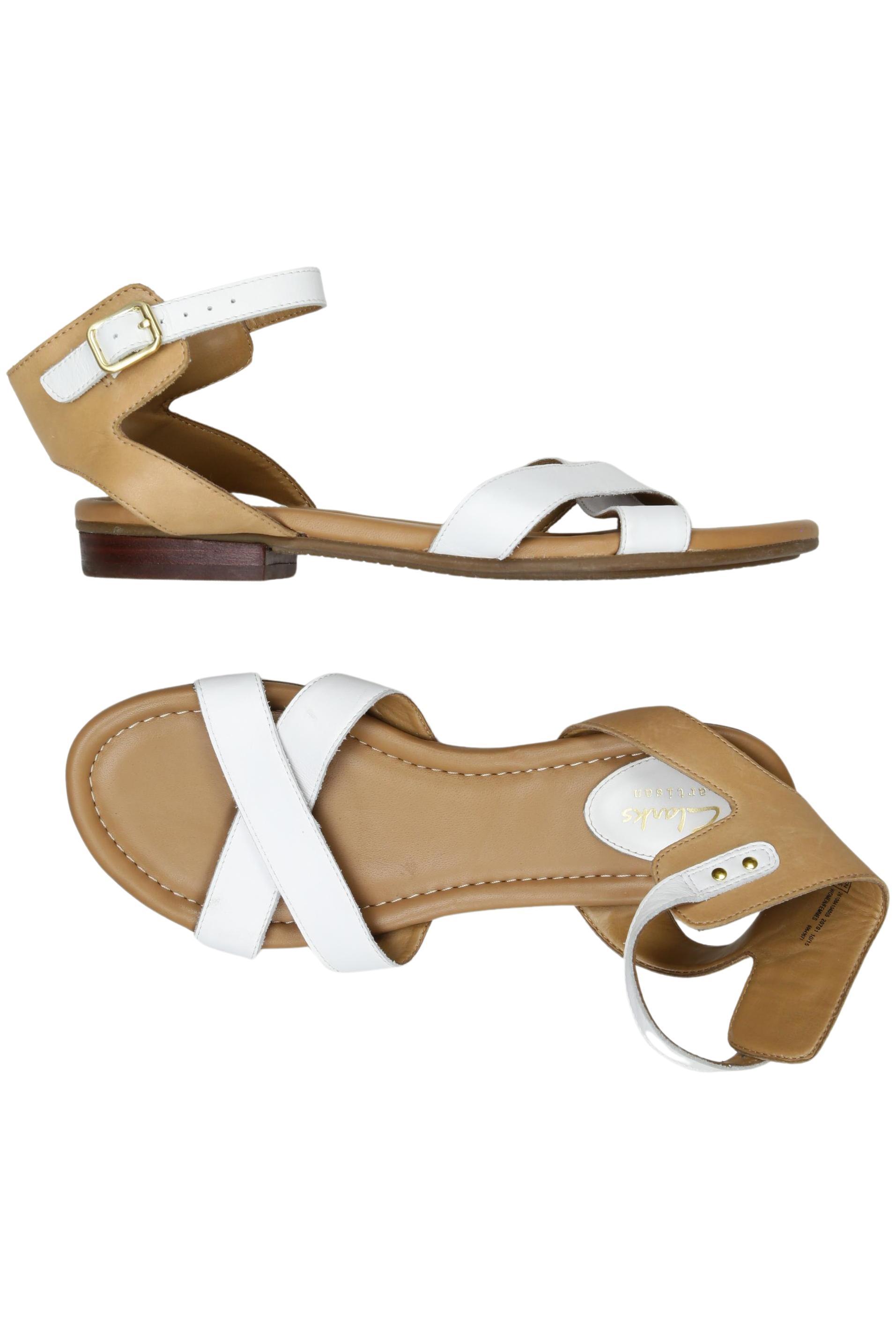 

Clarks Damen Sandale, weiß, Gr. 39