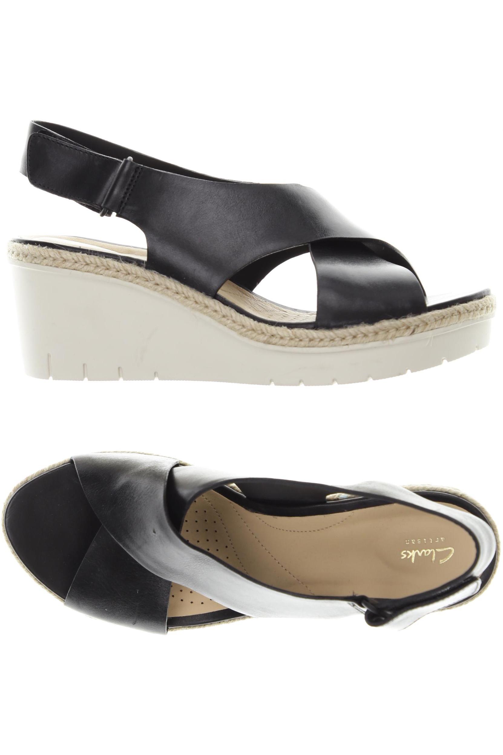 

Clarks Damen Sandale, schwarz, Gr. 41