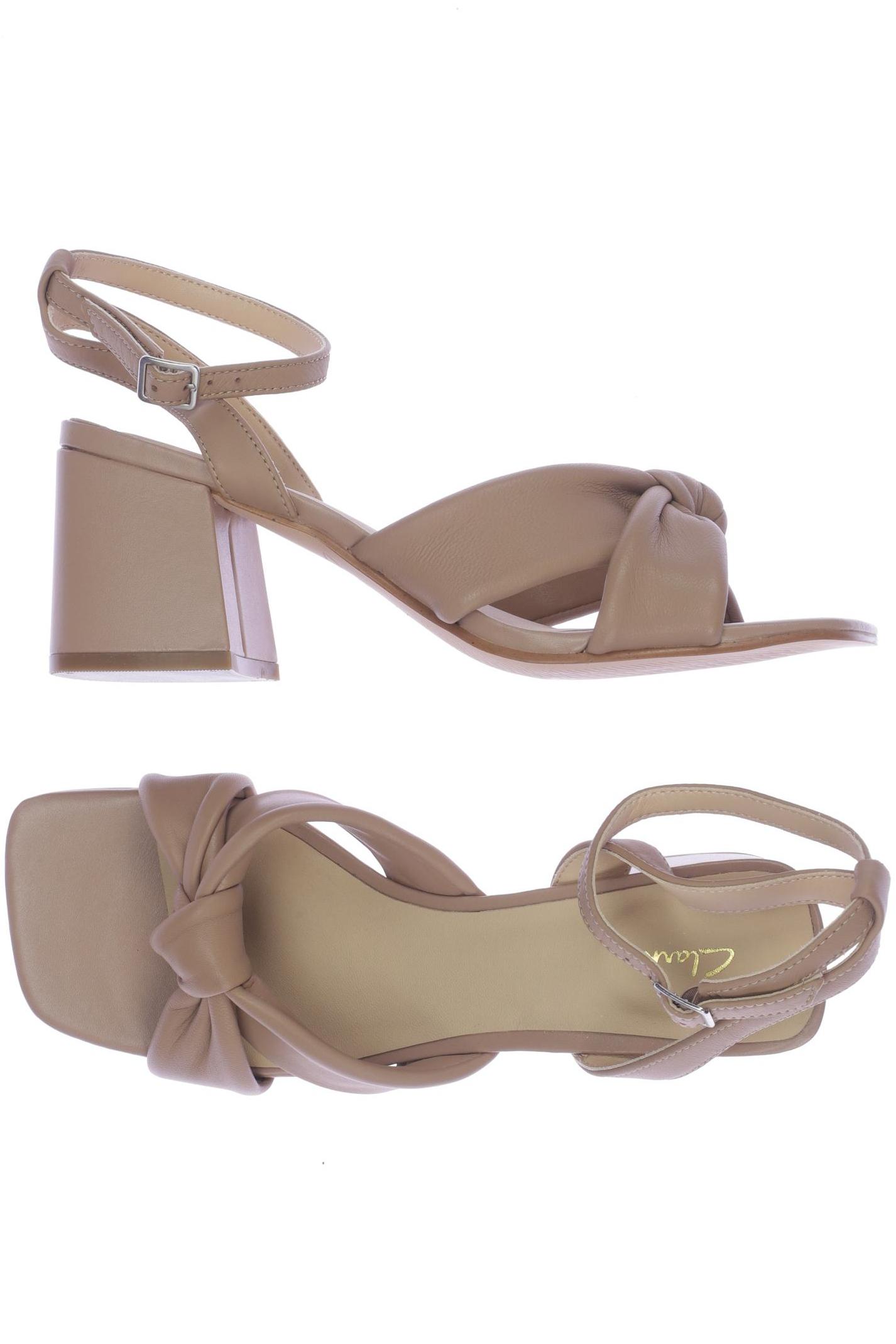 

Clarks Damen Sandale, beige, Gr. 38
