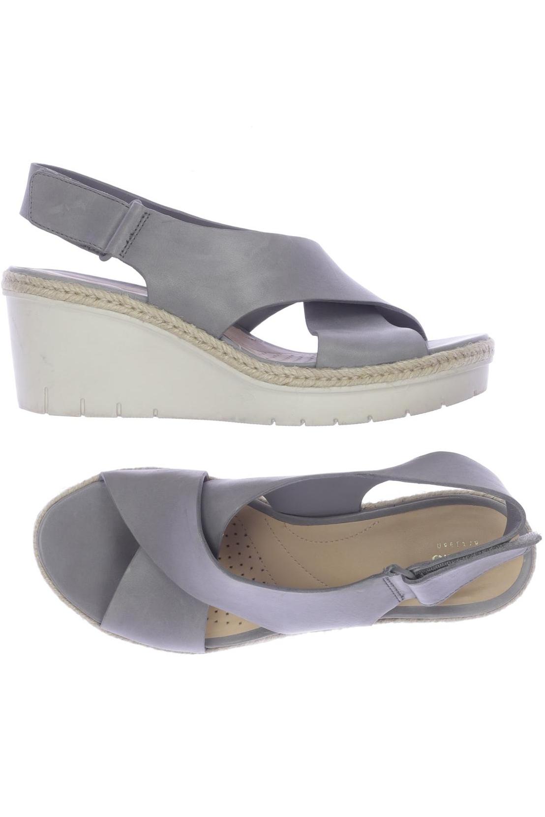 

Clarks Damen Sandale, grau, Gr. 38
