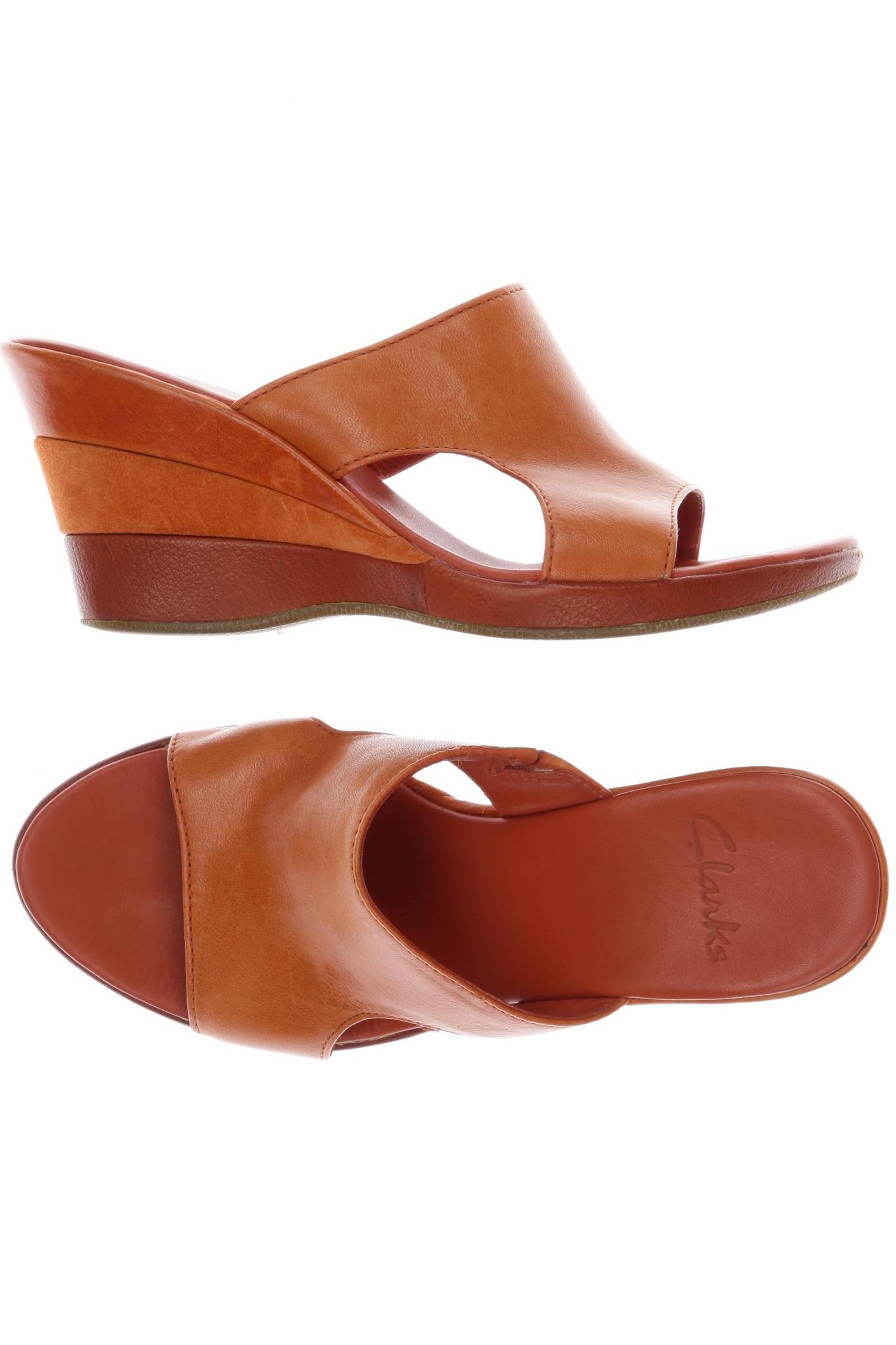 

Clarks Damen Sandale, orange, Gr. 3.5