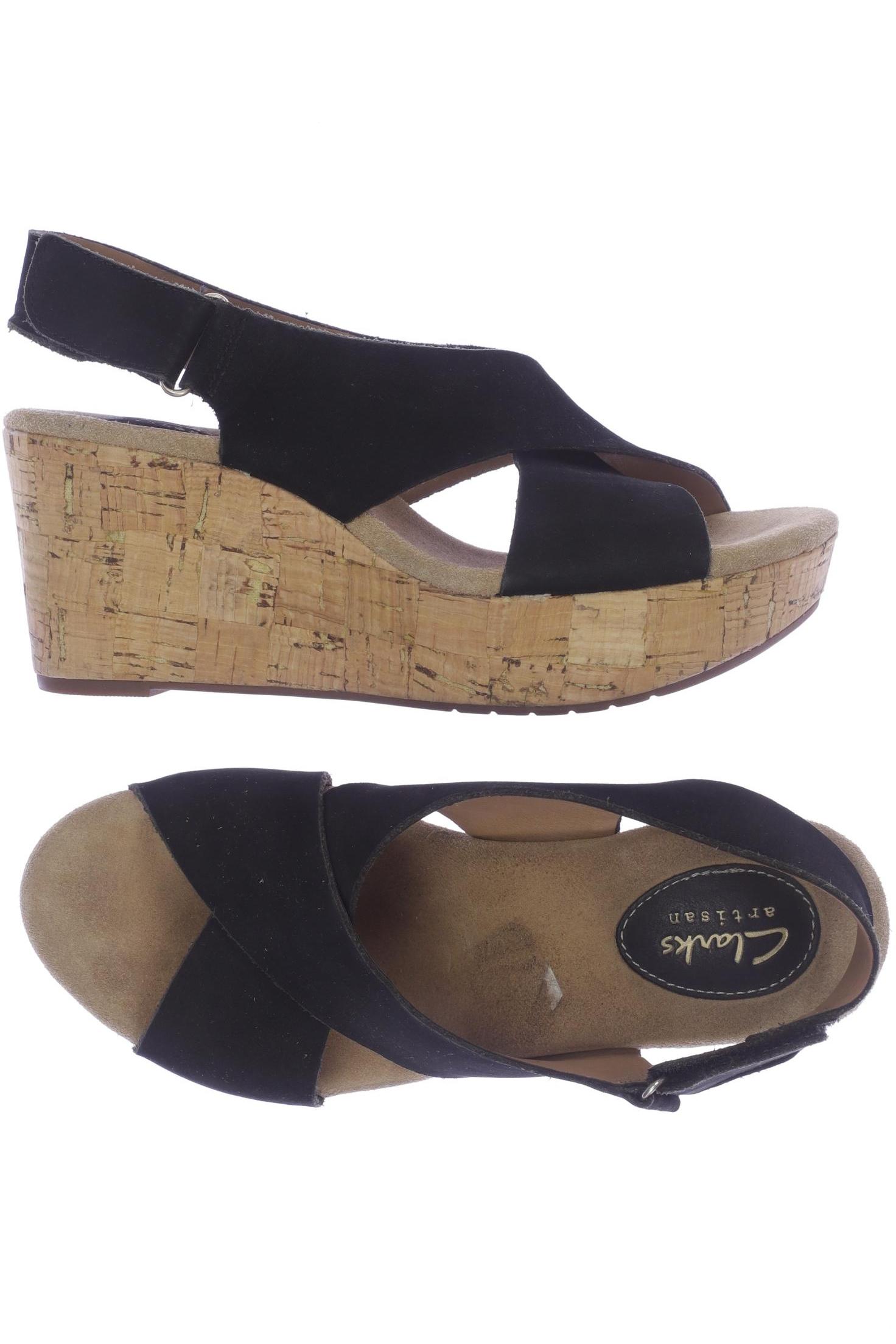 

Clarks Damen Sandale, schwarz, Gr. 38