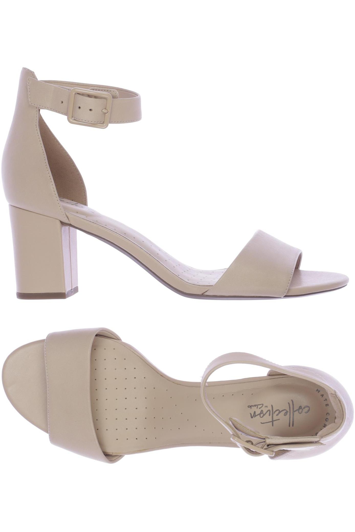 

Clarks Damen Sandale, beige, Gr. 5.5
