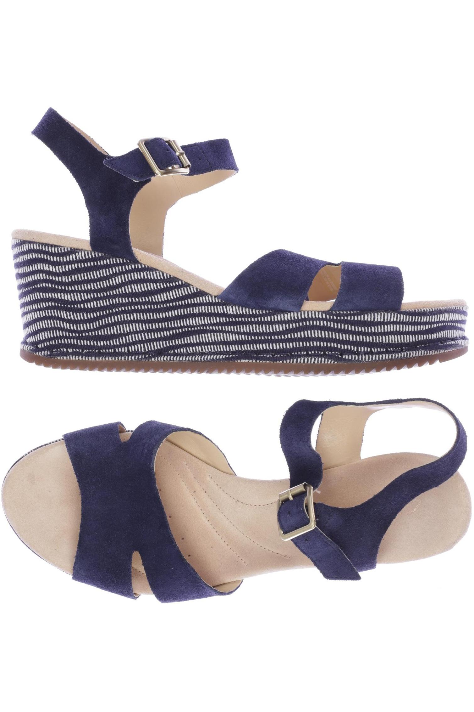 

Clarks Damen Sandale, blau, Gr. 40