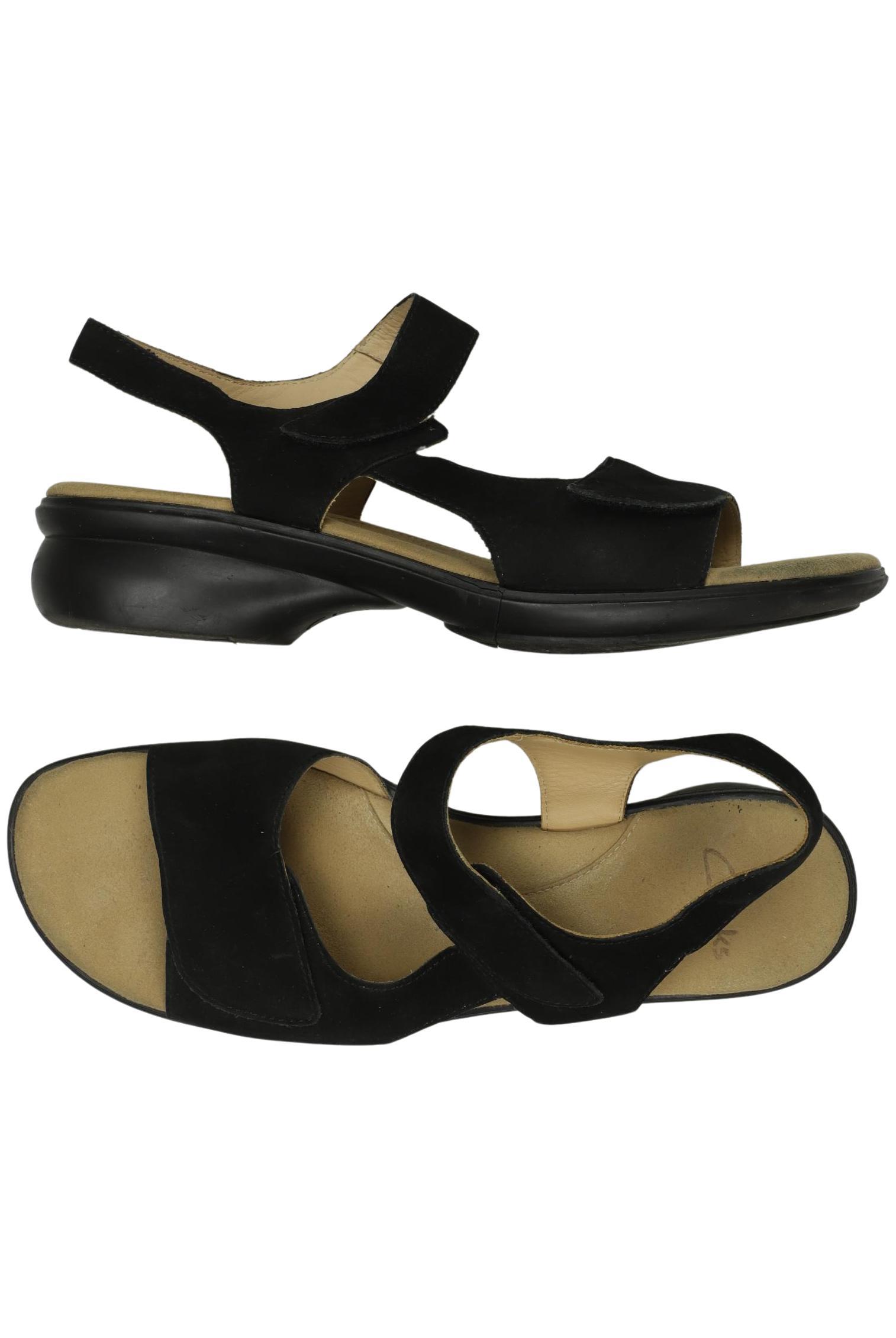 

Clarks Damen Sandale, schwarz, Gr. 7.5