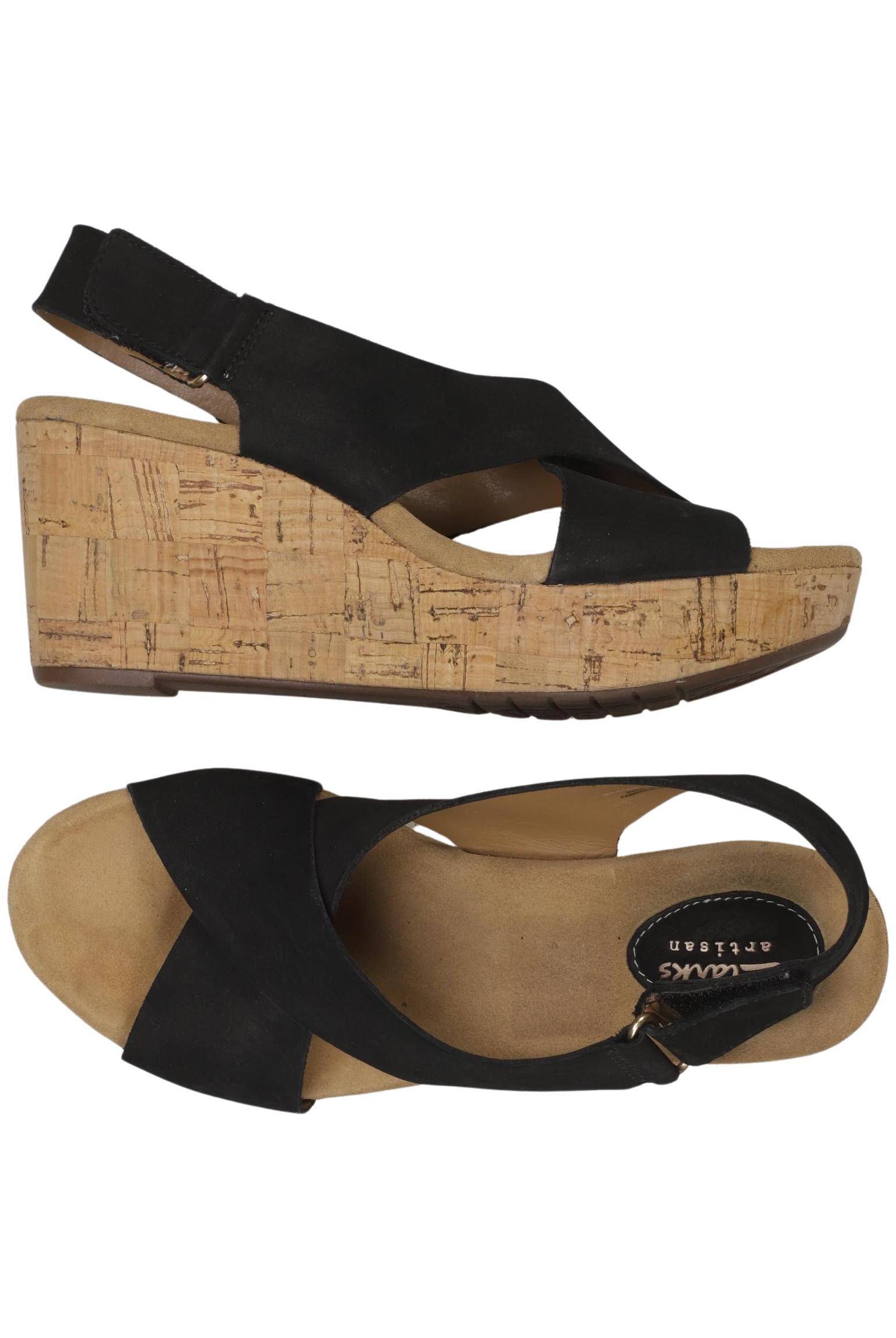 

Clarks Damen Sandale, schwarz, Gr. 39.5