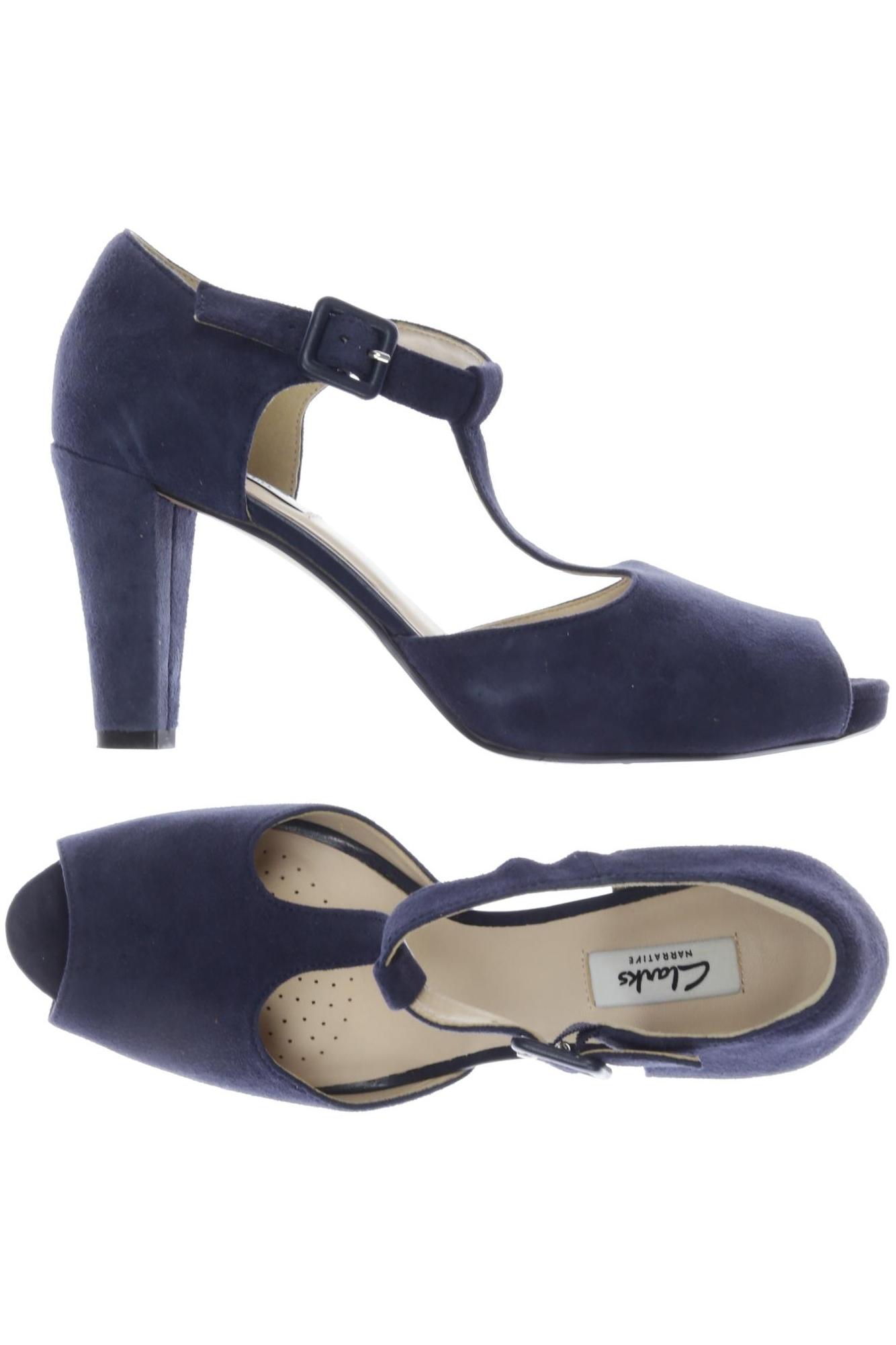 

Clarks Damen Sandale, marineblau, Gr. 6.5