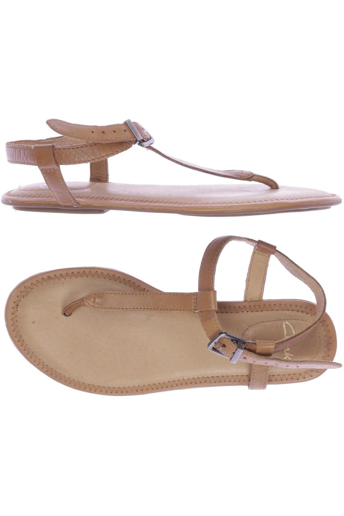 

Clarks Damen Sandale, braun, Gr. 3.5