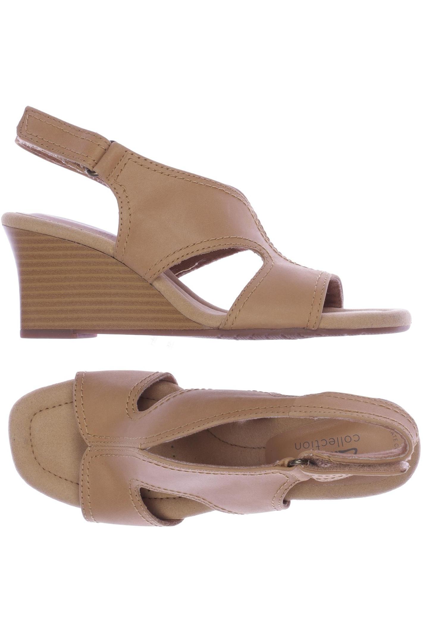 

Clarks Damen Sandale, beige, Gr. 35.5