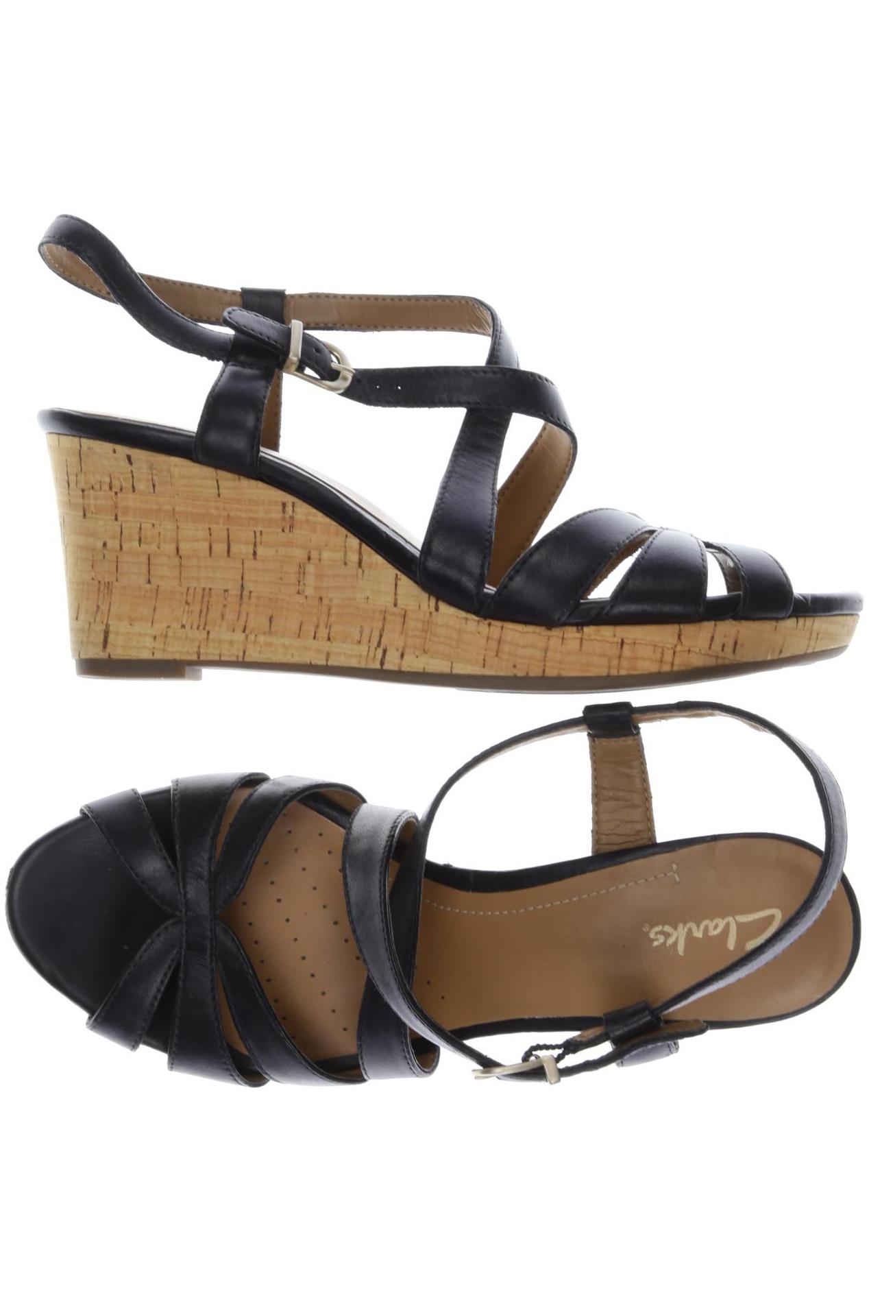 

Clarks Damen Sandale, schwarz, Gr. 6