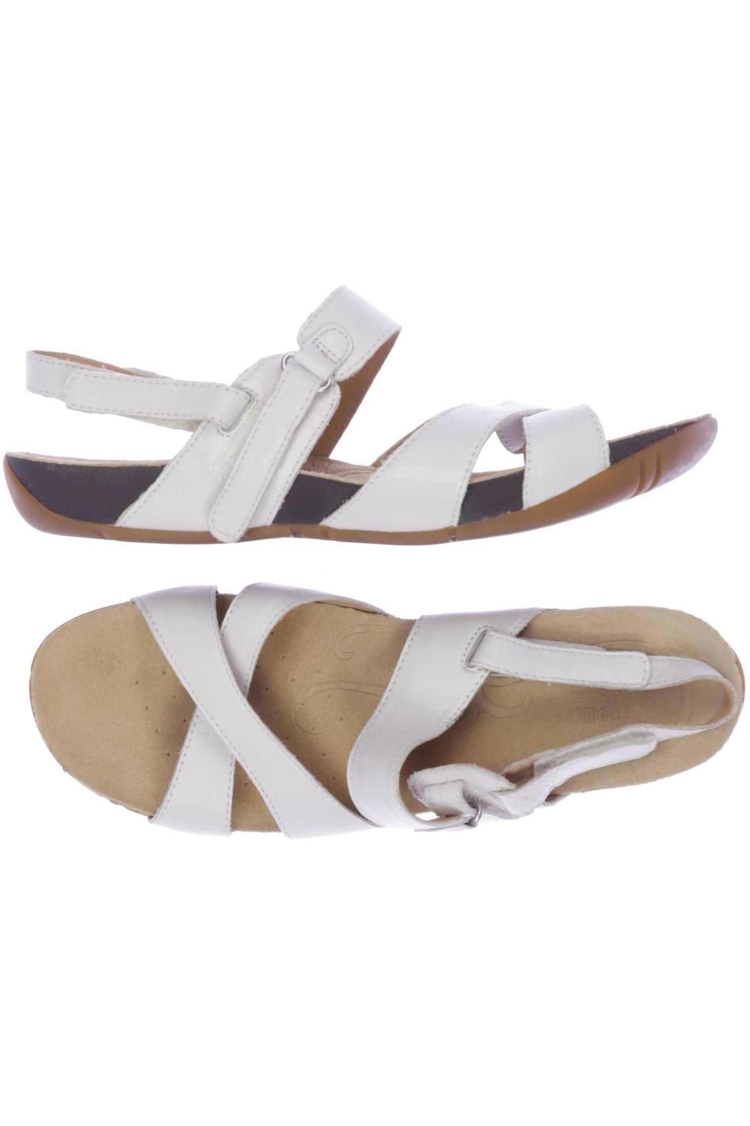 

Clarks Damen Sandale, weiß, Gr. 8