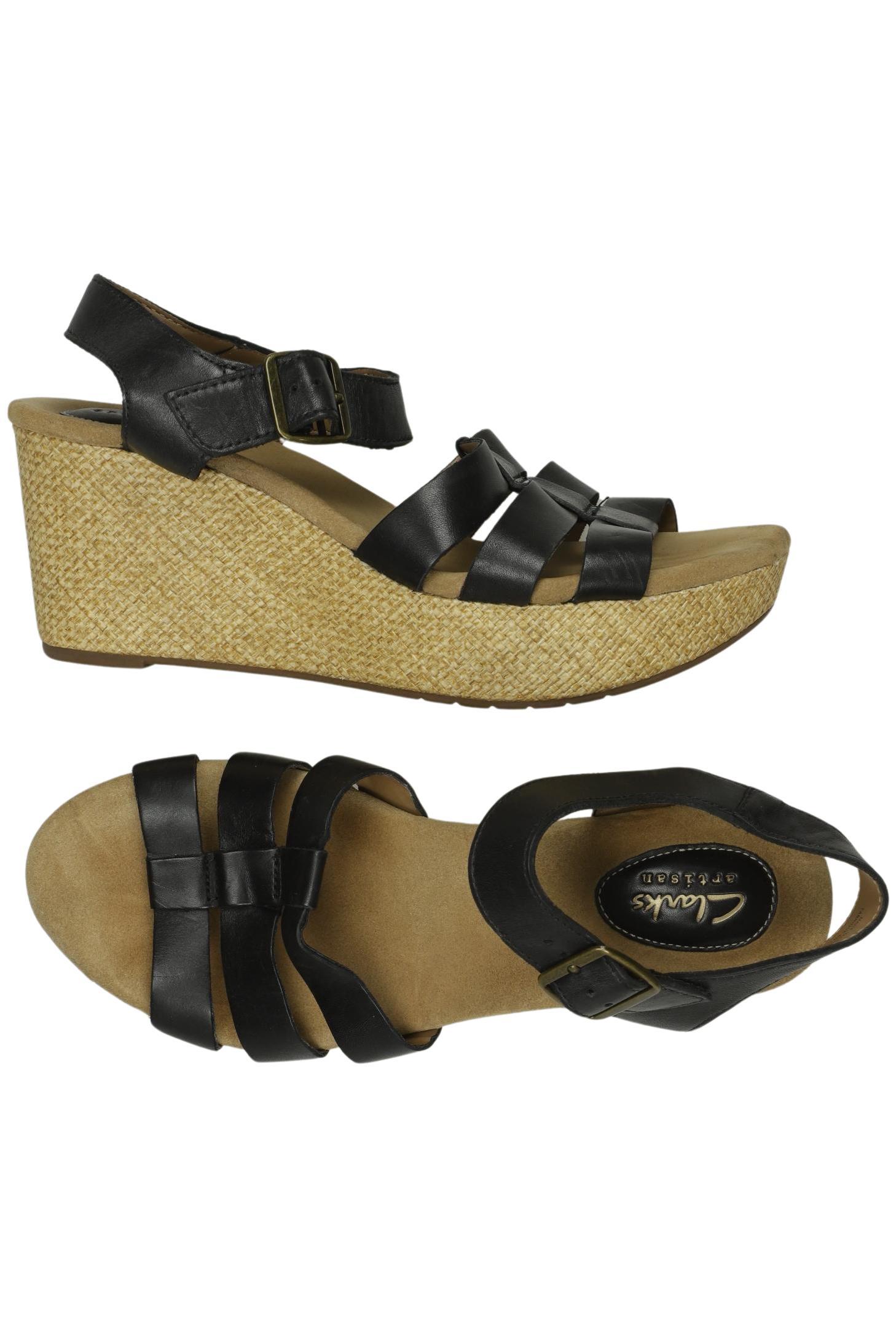 

Clarks Damen Sandale, schwarz, Gr. 39.5