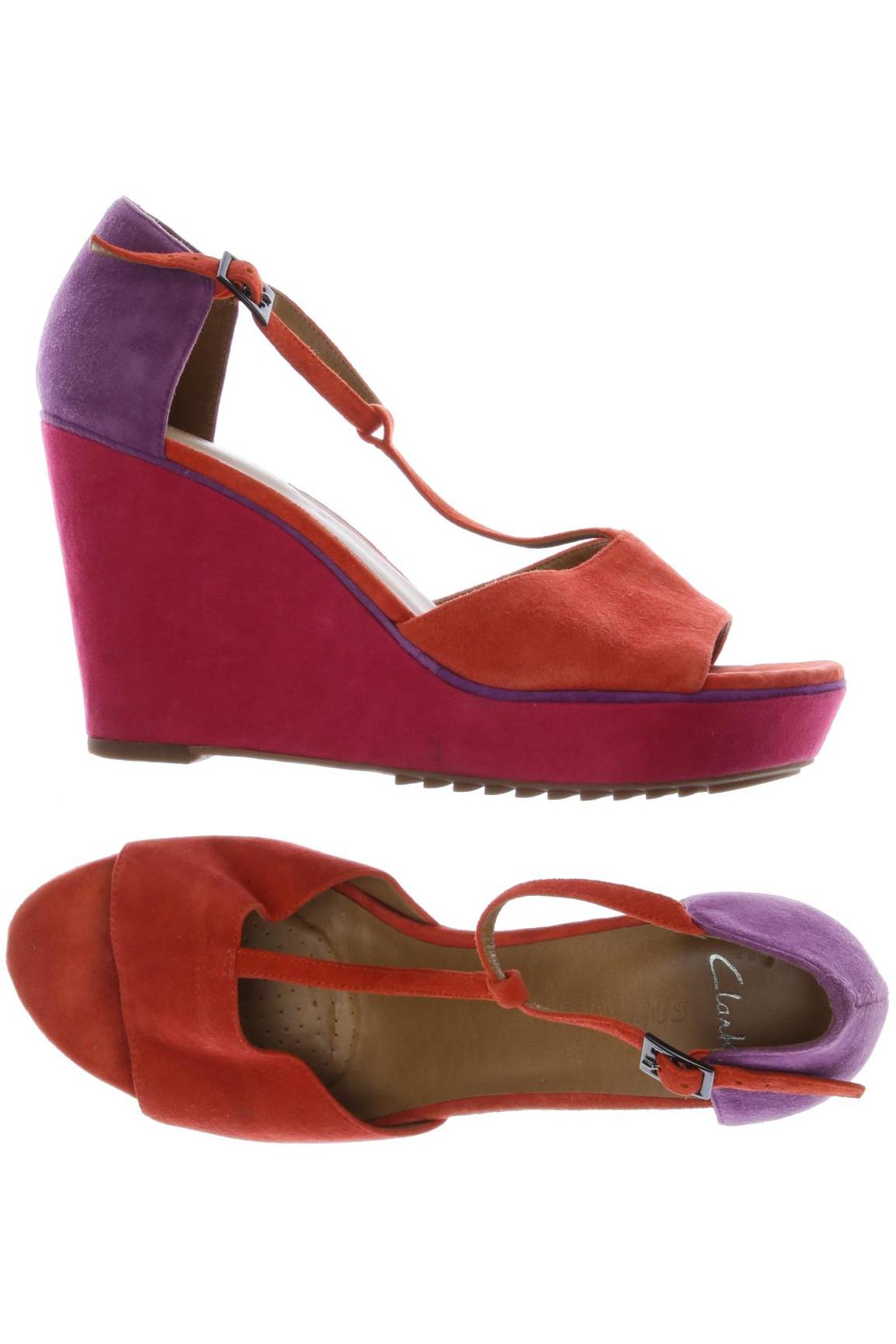 

Clarks Damen Sandale, rot, Gr. 6.5