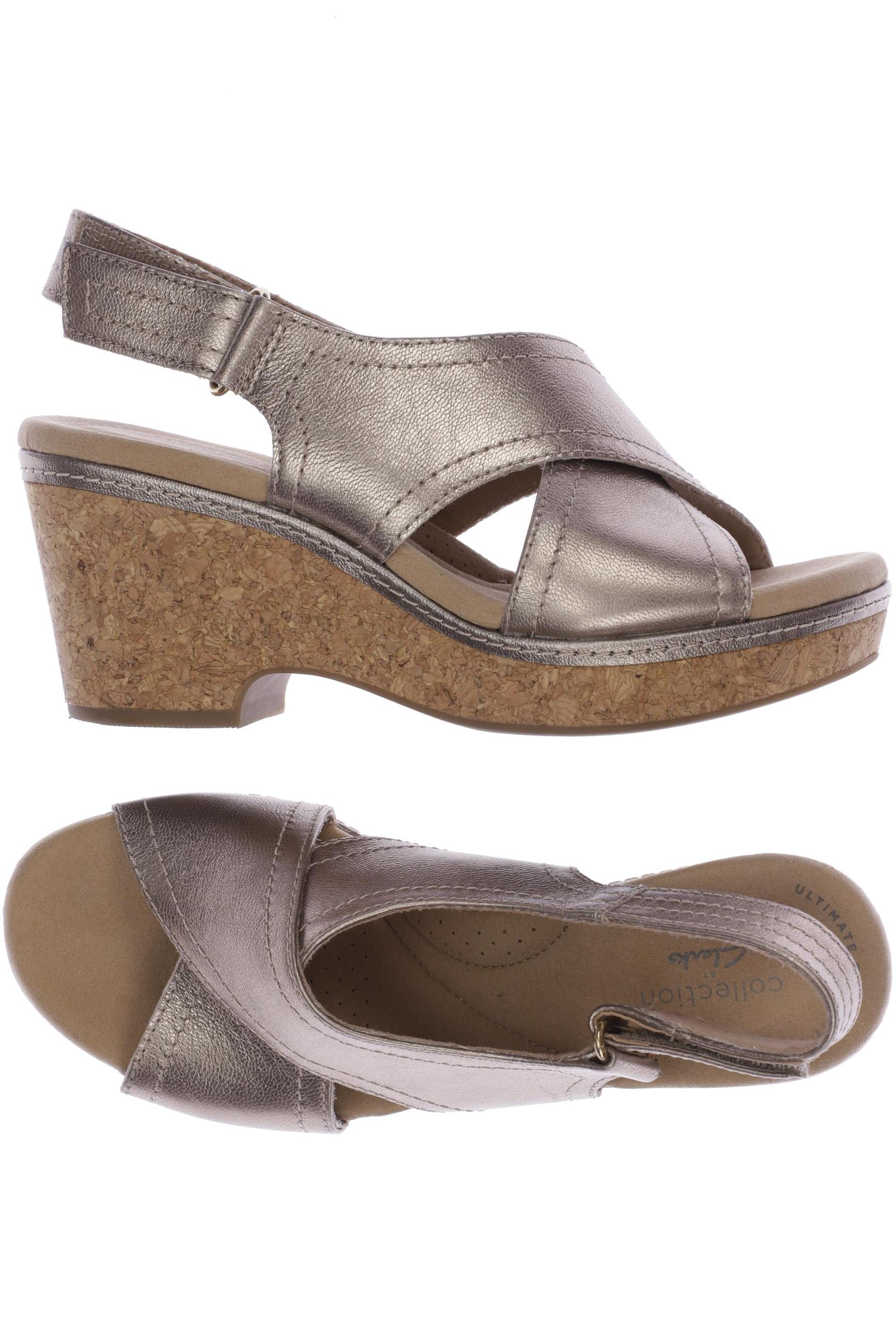 

Clarks Damen Sandale, gold