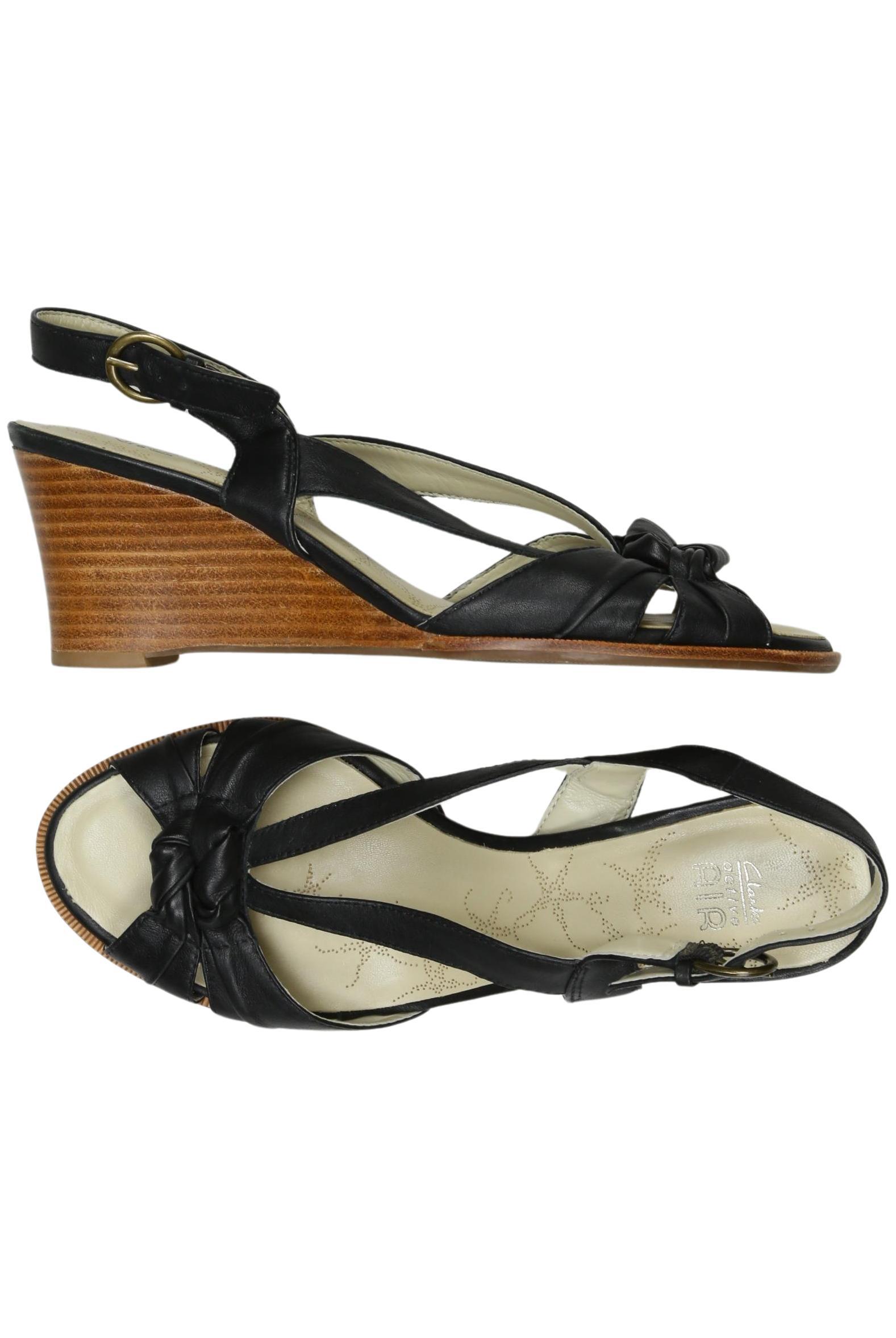 

Clarks Damen Sandale, schwarz, Gr. 5.5