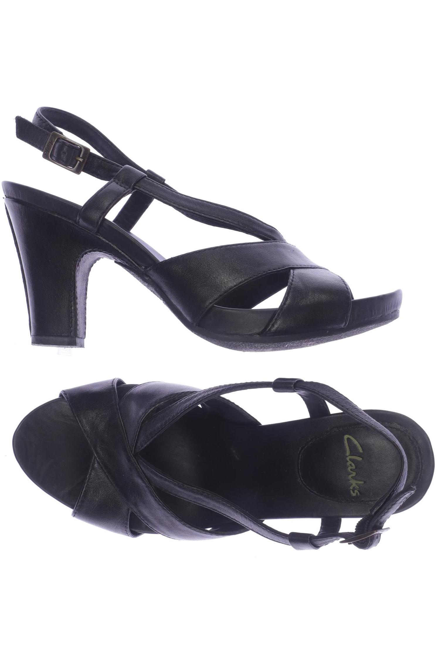 

Clarks Damen Sandale, schwarz, Gr. 5