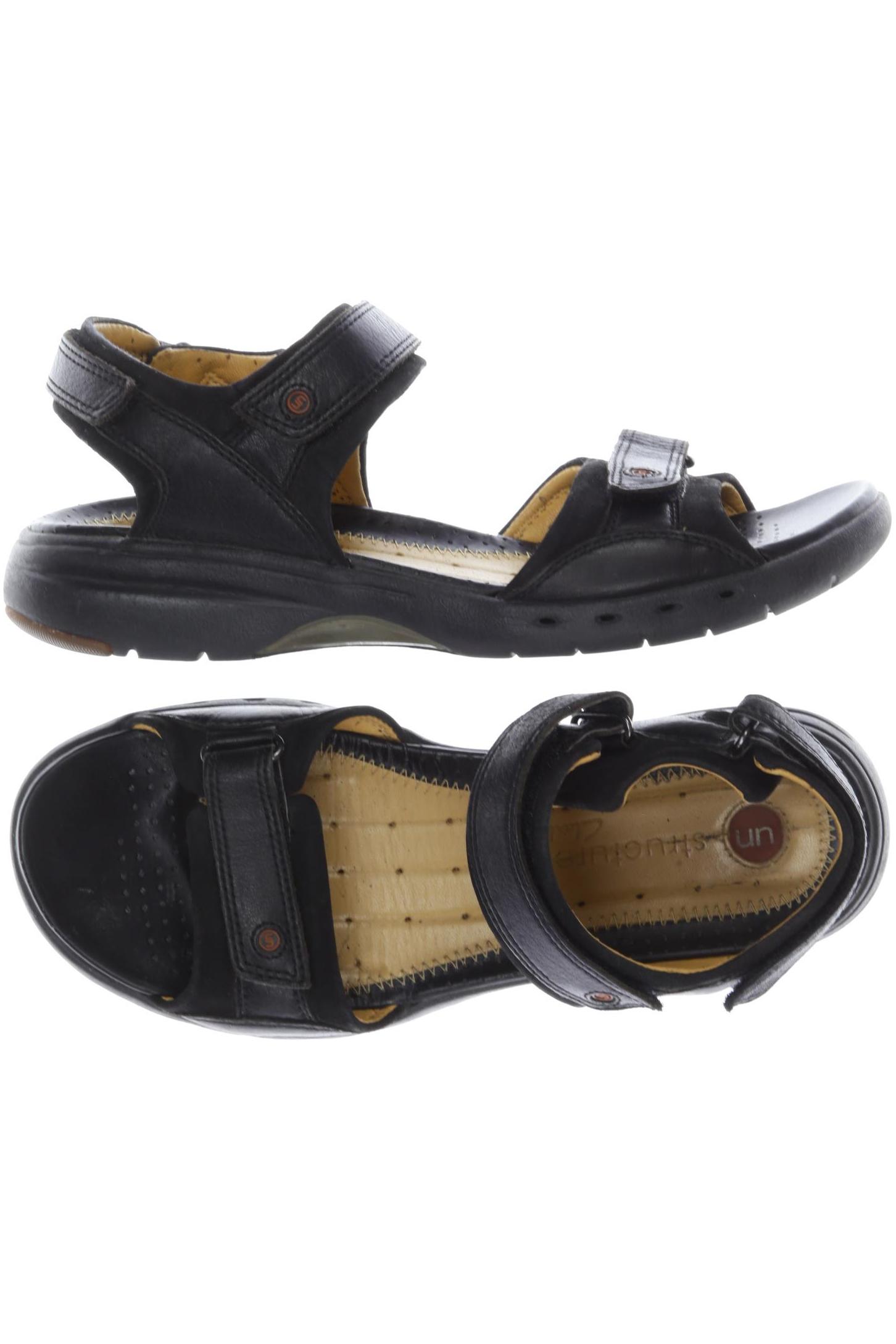 

Clarks Damen Sandale, schwarz, Gr. 5