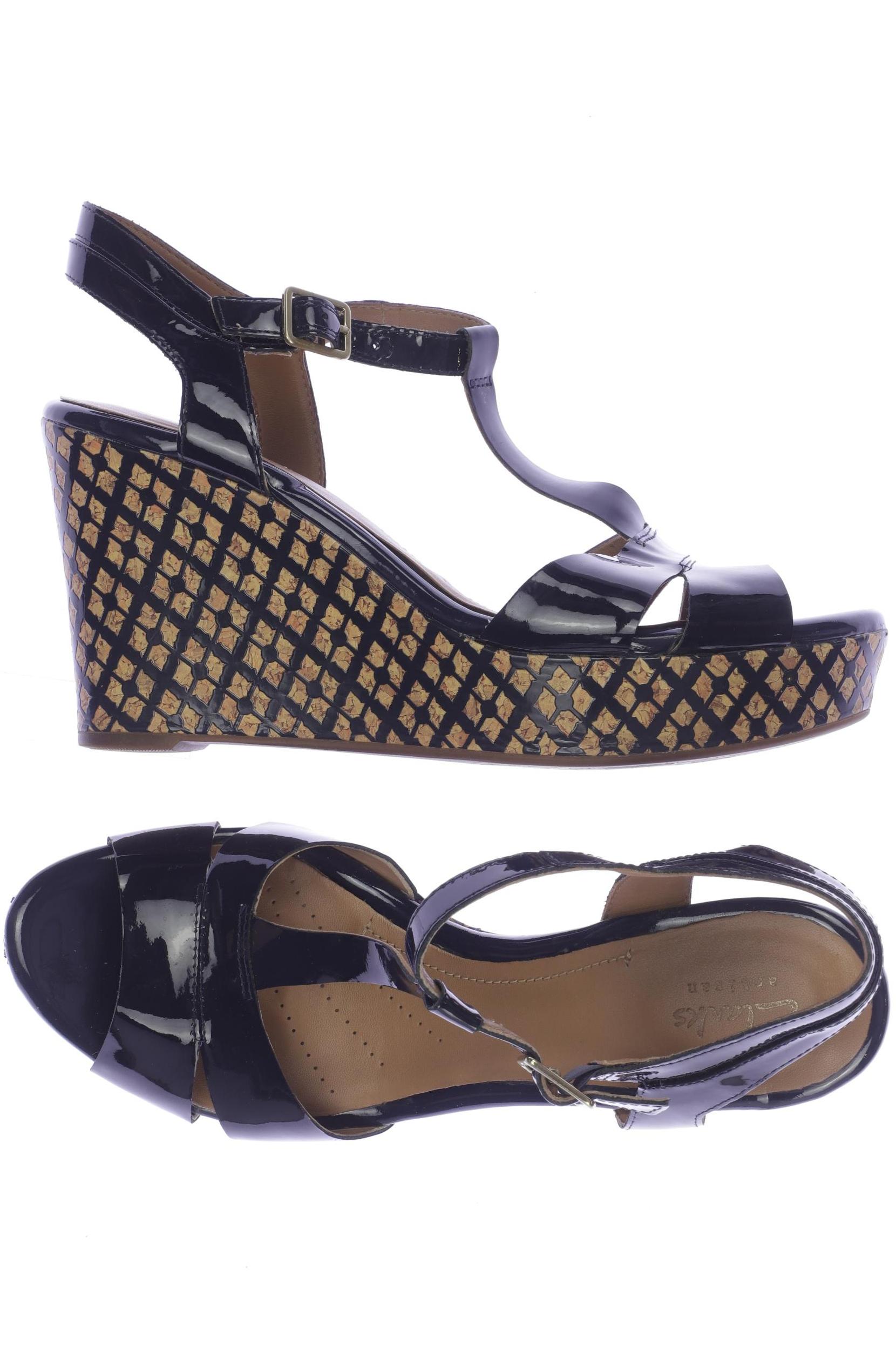 

Clarks Damen Sandale, marineblau, Gr. 39.5