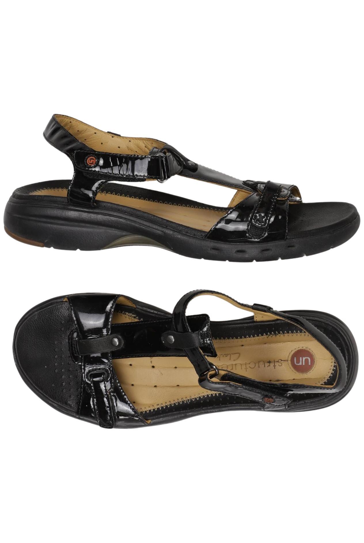 

Clarks Damen Sandale, schwarz, Gr. 5