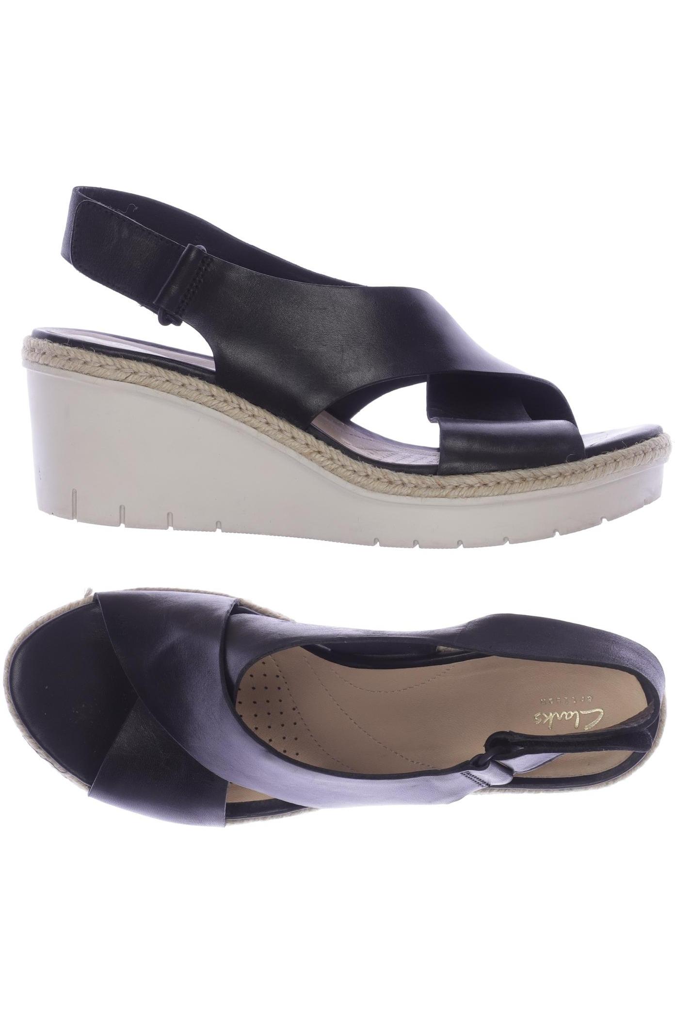 

Clarks Damen Sandale, schwarz, Gr. 41