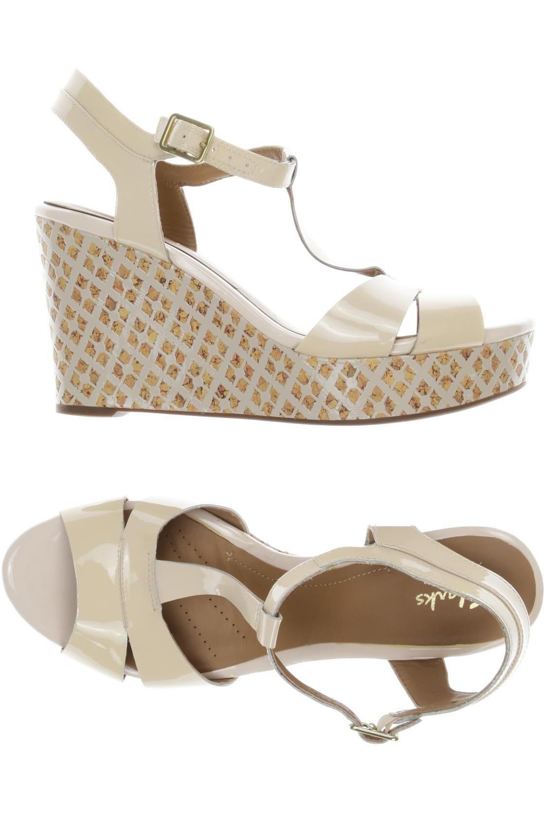 

Clarks Damen Sandale, beige, Gr. 39.5