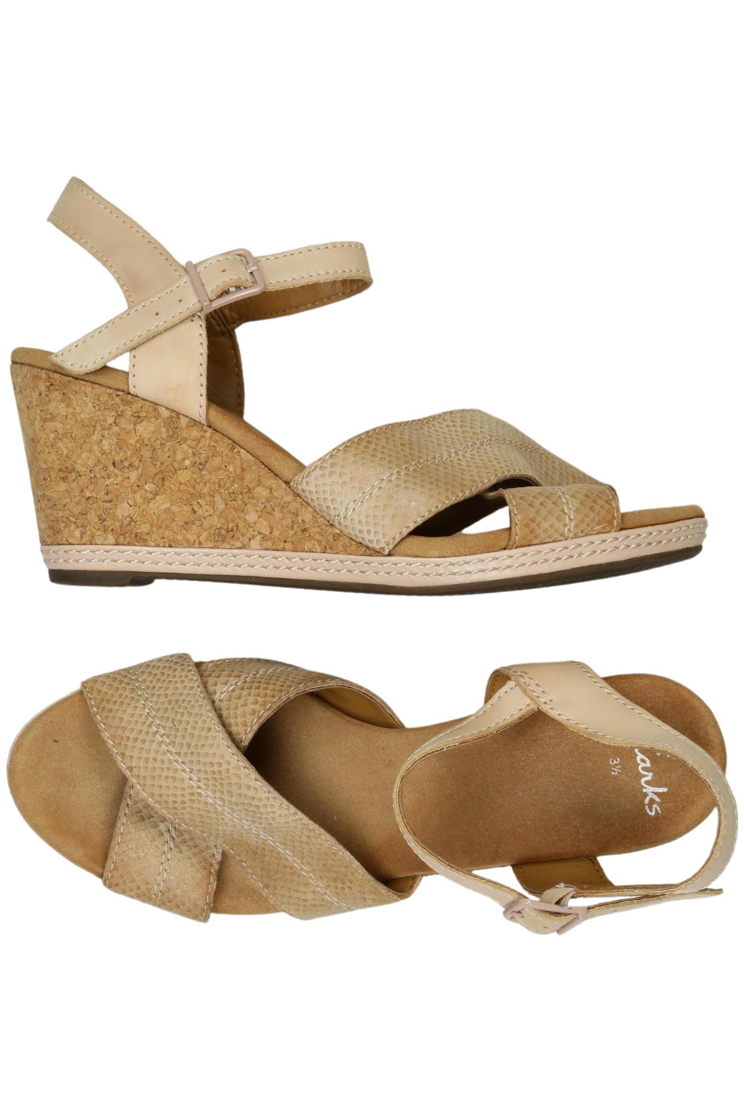 

Clarks Damen Sandale, beige, Gr. 36